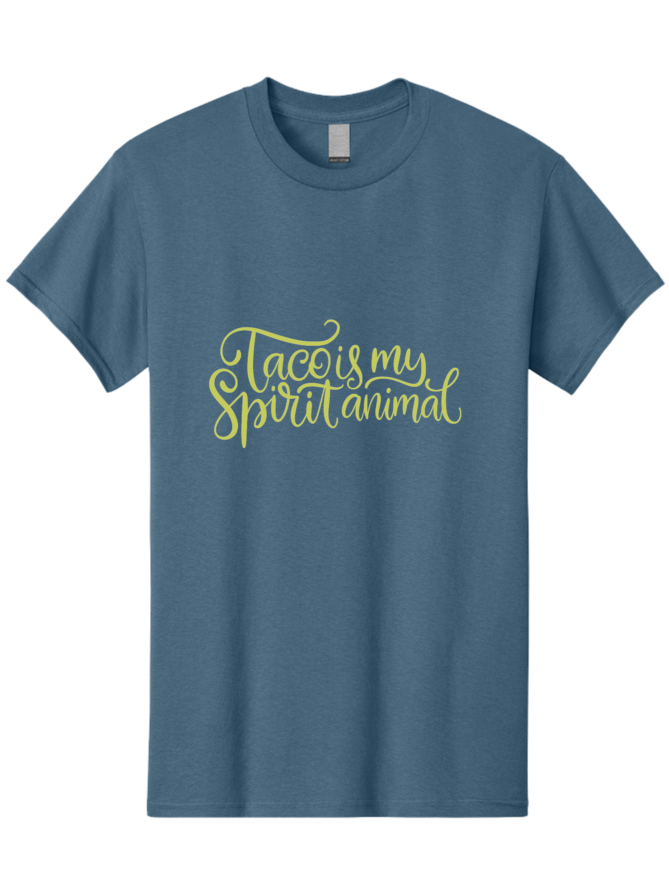 Taco-Is-My-Spirit-Animal-2 Men'S Graphic Tee, 100% Cotton, Comfortable Casual Summer Wear, Machine Washable, Taco Lover, Funny Quote, Foodie Gift, Quirky Humor, Spirit Animal Humor, Taco Tuesday, Food Quote, Cute Graphics, -  Aaa301 3