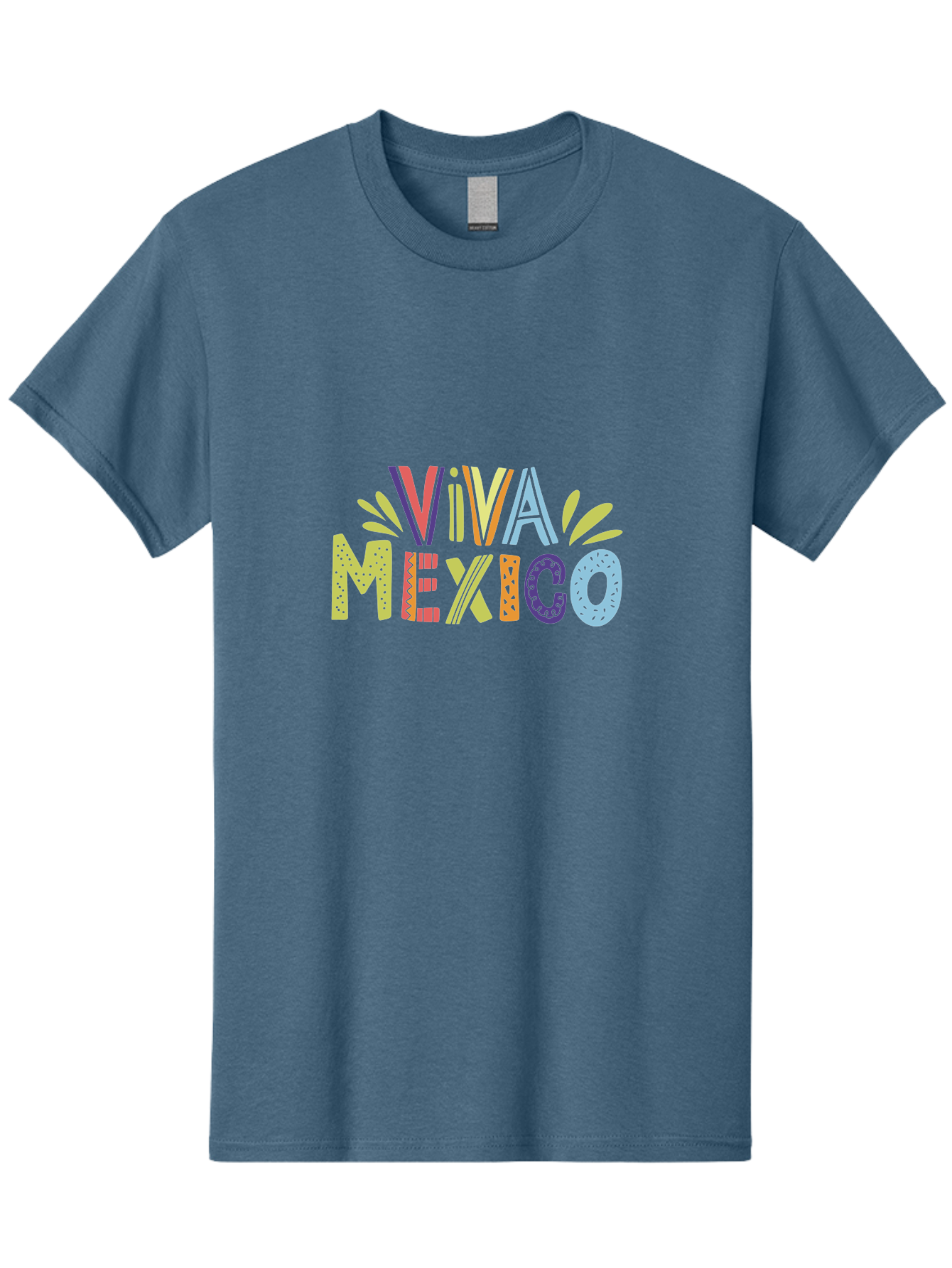 Viva-Mexico-2 Men'S Graphic Tee, 100% Cotton, Comfortable Casual Summer Wear, Machine Washable, Viva Mexico, Colorful Typography, Vibrant Colors, Festive Atmosphere, Celebratory Design, Latin American Culture, Fiesta Theme, -  Aaa307 17
