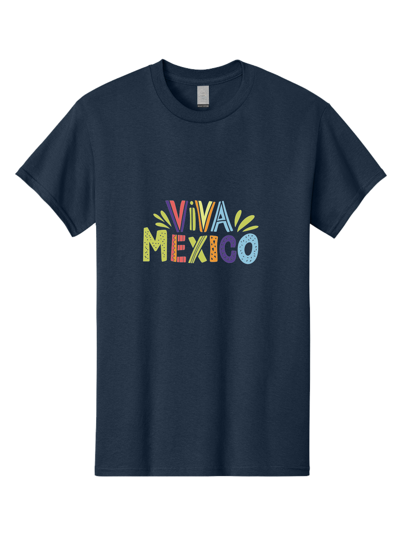 Viva-Mexico-2 Men'S Graphic Tee, 100% Cotton, Comfortable Casual Summer Wear, Machine Washable, Viva Mexico, Colorful Typography, Vibrant Colors, Festive Atmosphere, Celebratory Design, Latin American Culture, Fiesta Theme, -  Aaa307 13
