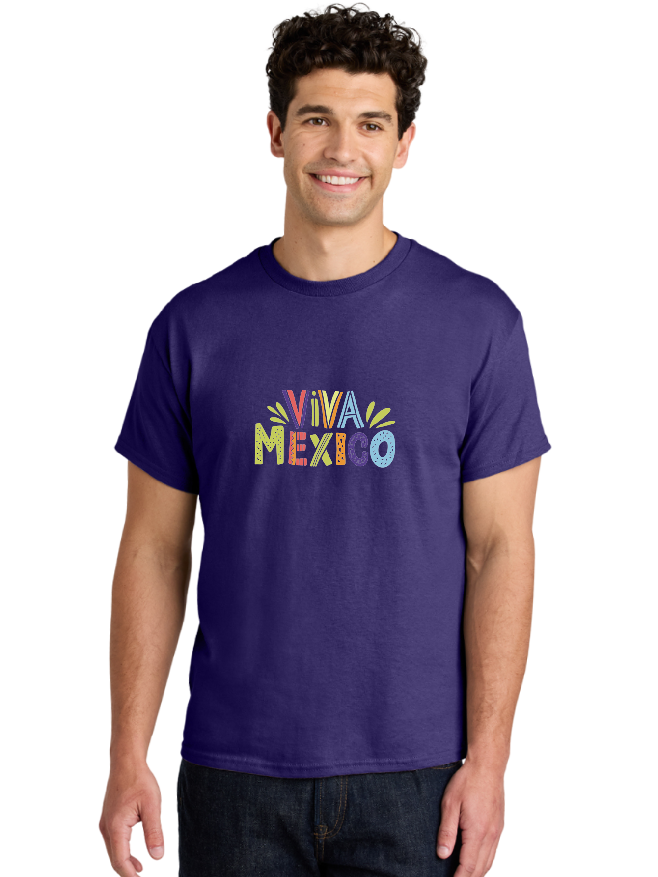 Viva-Mexico-2 Men'S Graphic Tee, 100% Cotton, Comfortable Casual Summer Wear, Machine Washable, Viva Mexico, Colorful Typography, Vibrant Colors, Festive Atmosphere, Celebratory Design, Latin American Culture, Fiesta Theme, -  Aaa307 6
