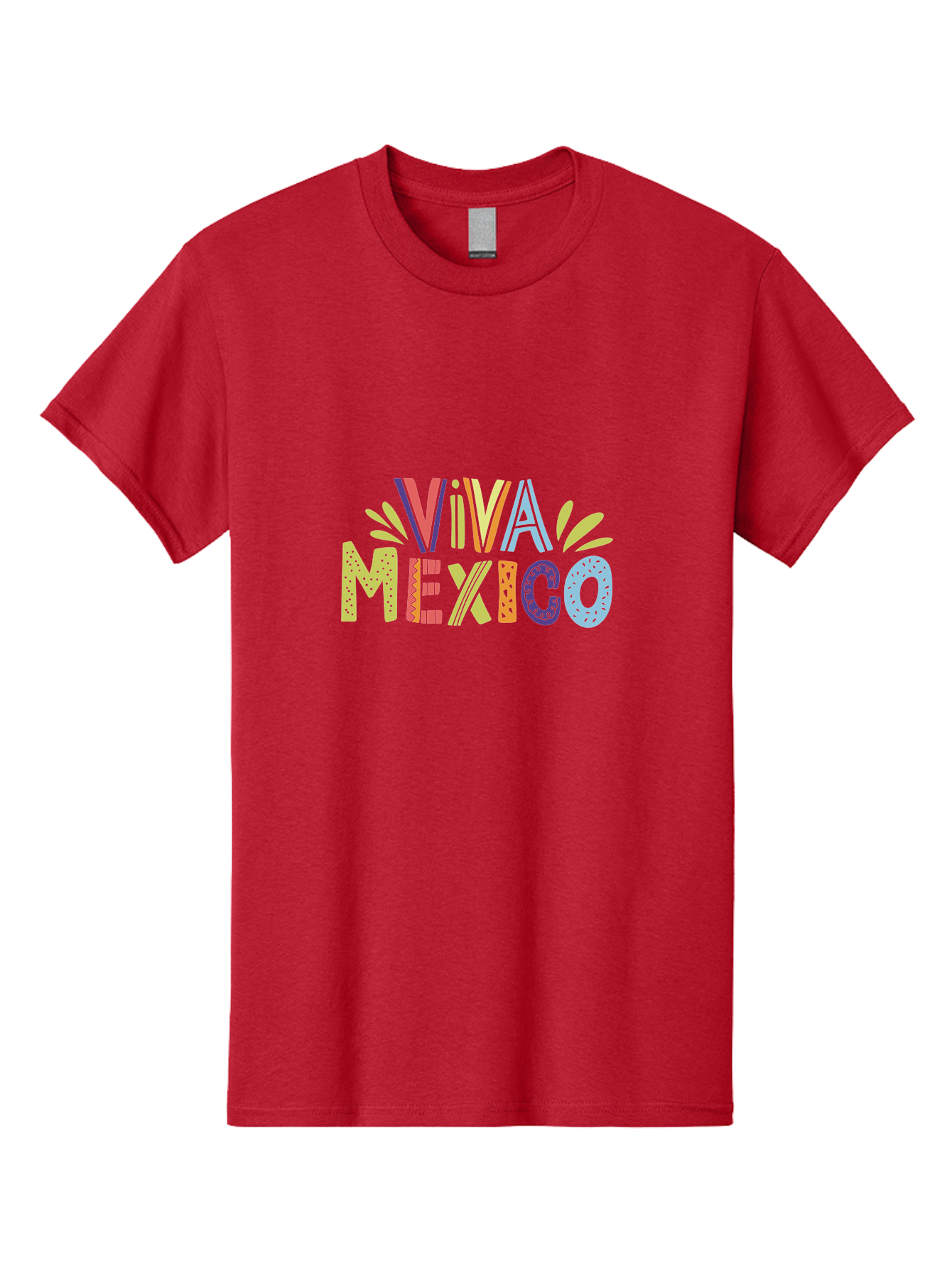 Viva-Mexico-2 Men'S Graphic Tee, 100% Cotton, Comfortable Casual Summer Wear, Machine Washable, Viva Mexico, Colorful Typography, Vibrant Colors, Festive Atmosphere, Celebratory Design, Latin American Culture, Fiesta Theme, -  Aaa307 7