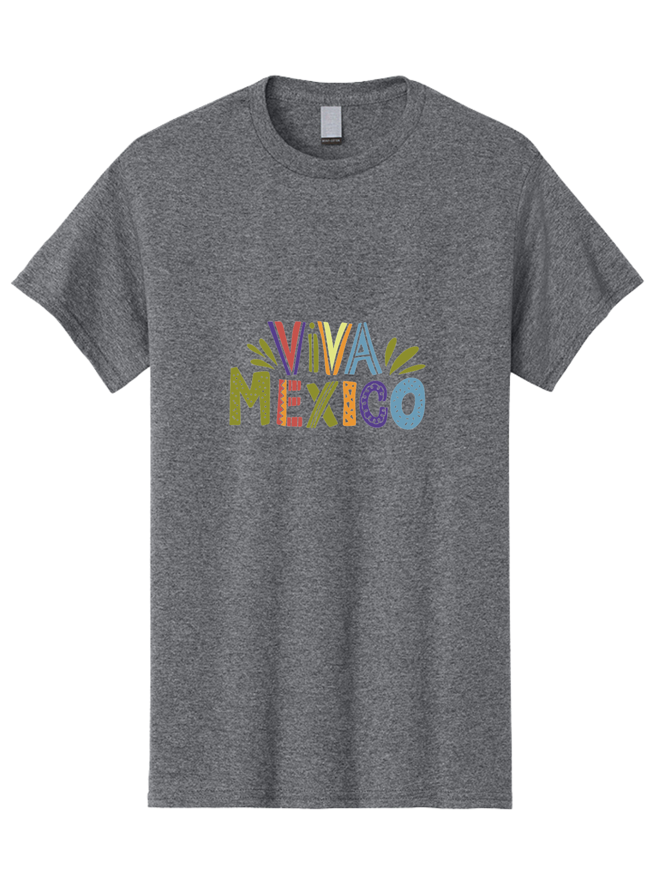 Viva-Mexico-3 Men'S Graphic Tee, 100% Cotton, Comfortable Casual Summer Wear, Machine Washable, Viva Mexico, Colorful Typography, Festive Design, Cultural Celebration, Latin American Heritage, Vibrant Colors, Dynamic Composition, -  Aaa308 21
