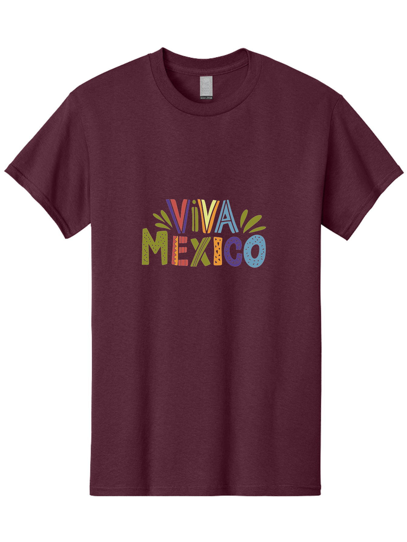 Viva-Mexico-3 Men'S Graphic Tee, 100% Cotton, Comfortable Casual Summer Wear, Machine Washable, Viva Mexico, Colorful Typography, Festive Design, Cultural Celebration, Latin American Heritage, Vibrant Colors, Dynamic Composition, -  Aaa308 11