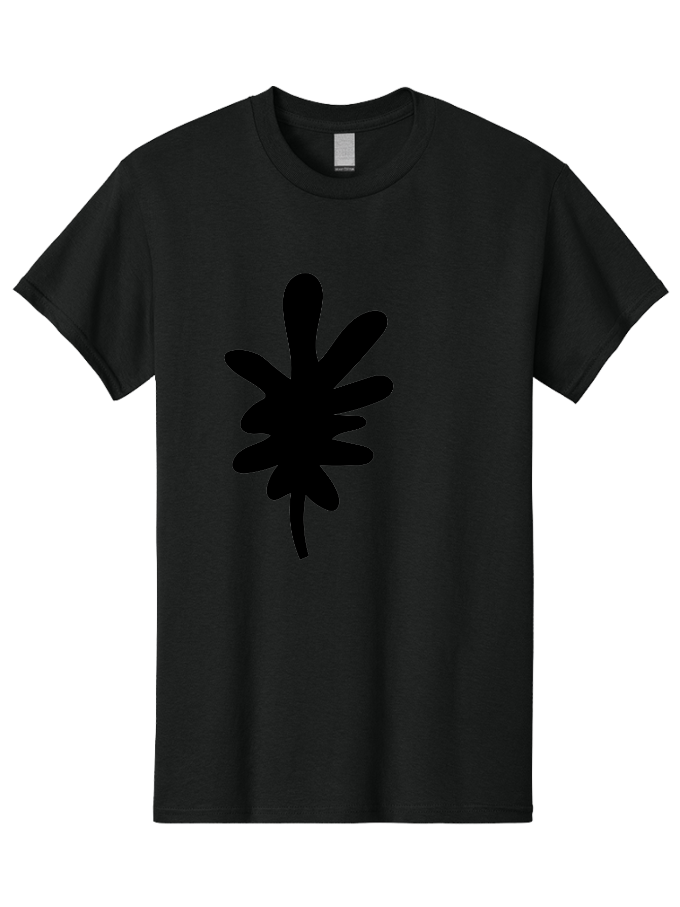 Men'S Graphic Tee, 100% Cotton, Comfortable Casual Summer Wear, Machine Washable, Black Asterisk Symbol, Abstract Shape, Modern Design, Asterisk Icon, Minimalist Graphics, Simple Shapes -  Aaa350 27