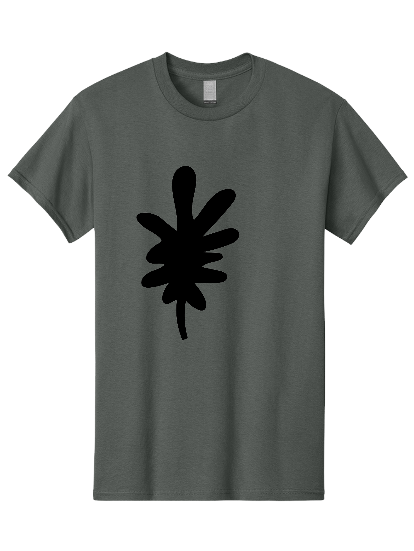 Men'S Graphic Tee, 100% Cotton, Comfortable Casual Summer Wear, Machine Washable, Black Asterisk Symbol, Abstract Shape, Modern Design, Asterisk Icon, Minimalist Graphics, Simple Shapes -  Aaa350 13