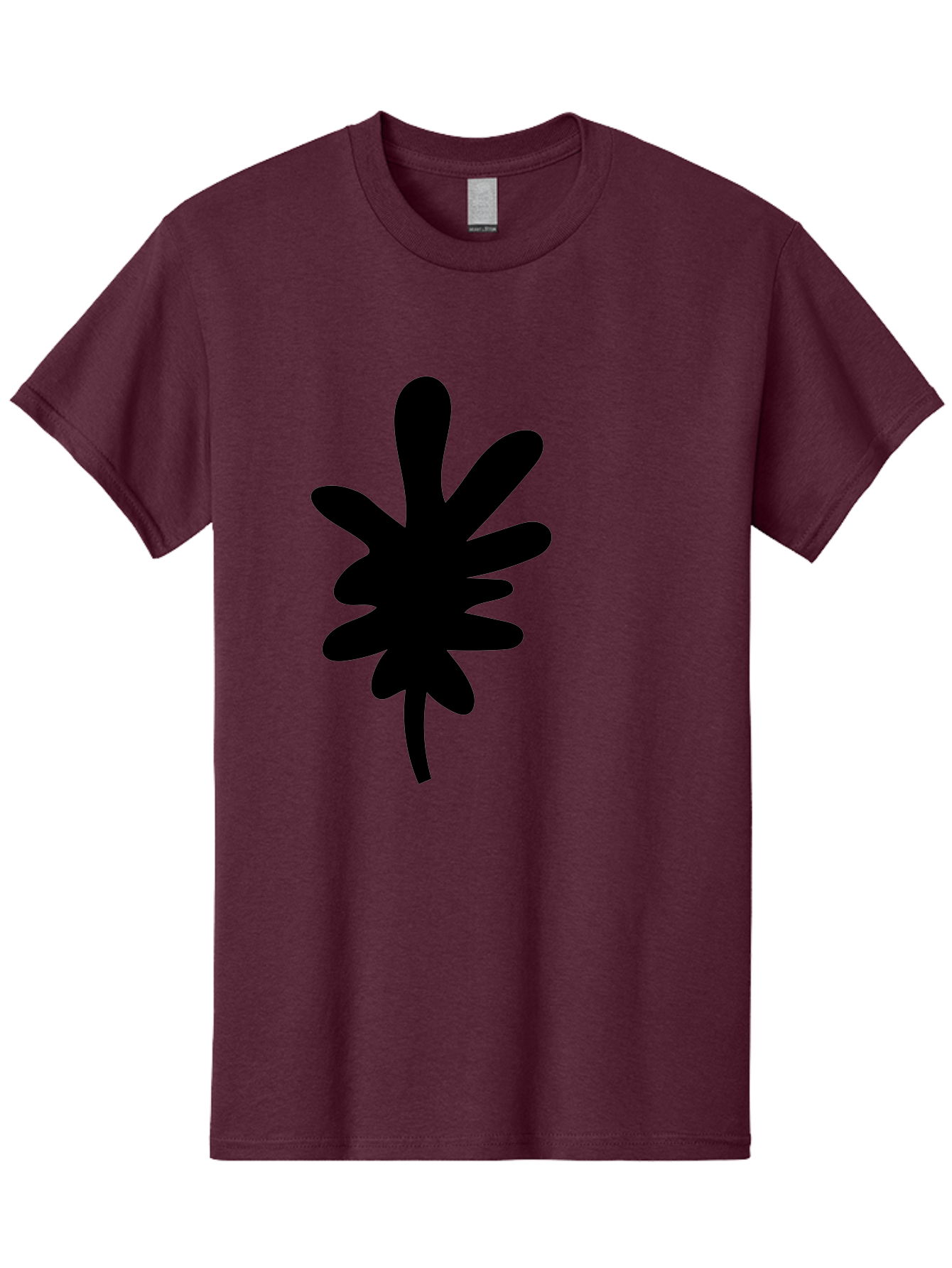 Men'S Graphic Tee, 100% Cotton, Comfortable Casual Summer Wear, Machine Washable, Black Asterisk Symbol, Abstract Shape, Modern Design, Asterisk Icon, Minimalist Graphics, Simple Shapes -  Aaa350 15