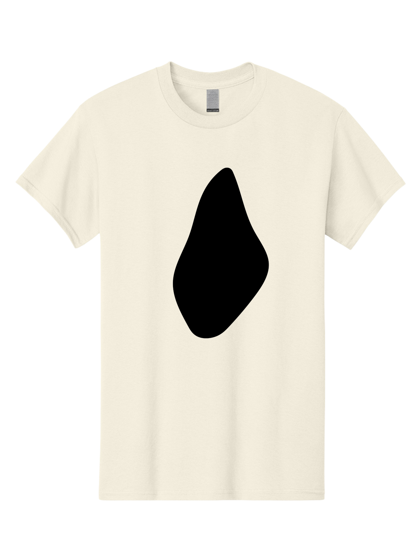Black-Abstract-Shape Men'S Graphic Tee, 100% Cotton, Comfortable Casual Summer Wear, Machine Washable, Black Silhouette, Smooth Shape, Abstract Design, Minimalist Art, Simple Form, Elegant Silhouette, Modern Graphic -  Aaa361 19