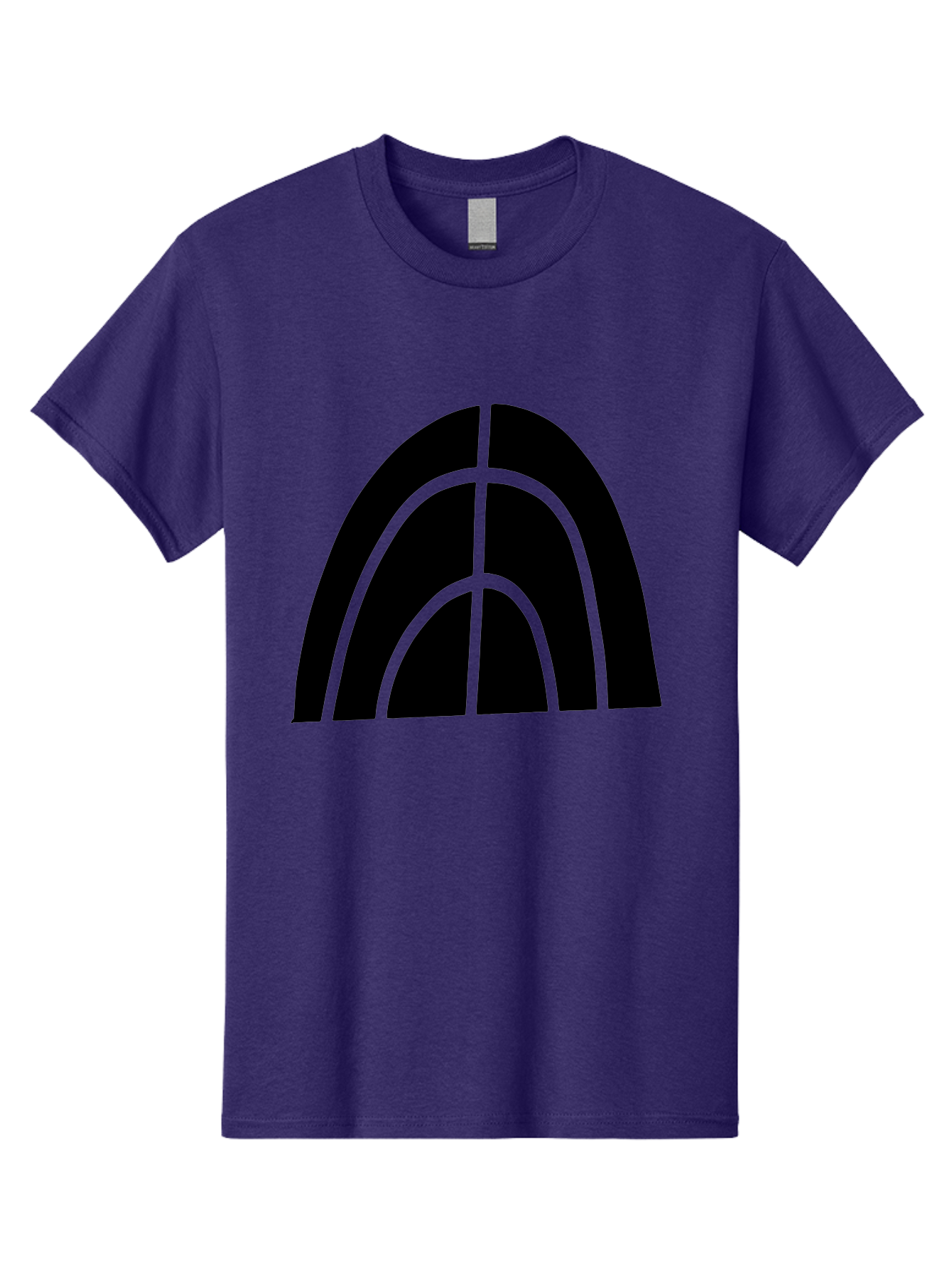 Black-Arch-Graphic Men'S Graphic Tee, 100% Cotton, Comfortable Casual Summer Wear, Machine Washable, Letter A, Simple Design, Typography, Bold Font, Black And Green, Modern Aesthetic, Graphic Element, Minimalist Style -  Aaa362 15