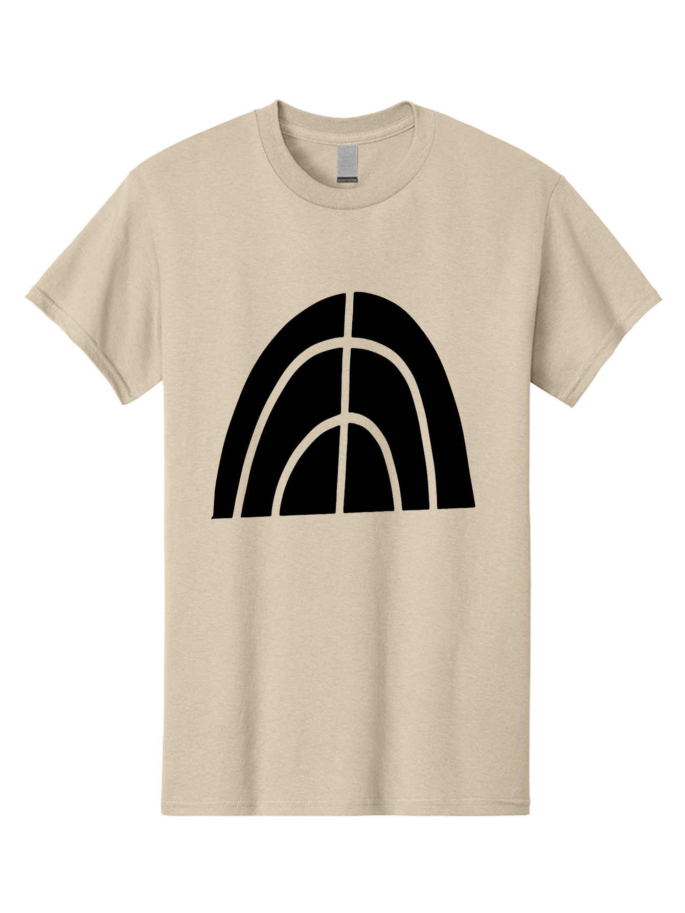 Black-Arch-Graphic Men'S Graphic Tee, 100% Cotton, Comfortable Casual Summer Wear, Machine Washable, Letter A, Simple Design, Typography, Bold Font, Black And Green, Modern Aesthetic, Graphic Element, Minimalist Style -  Aaa362 17