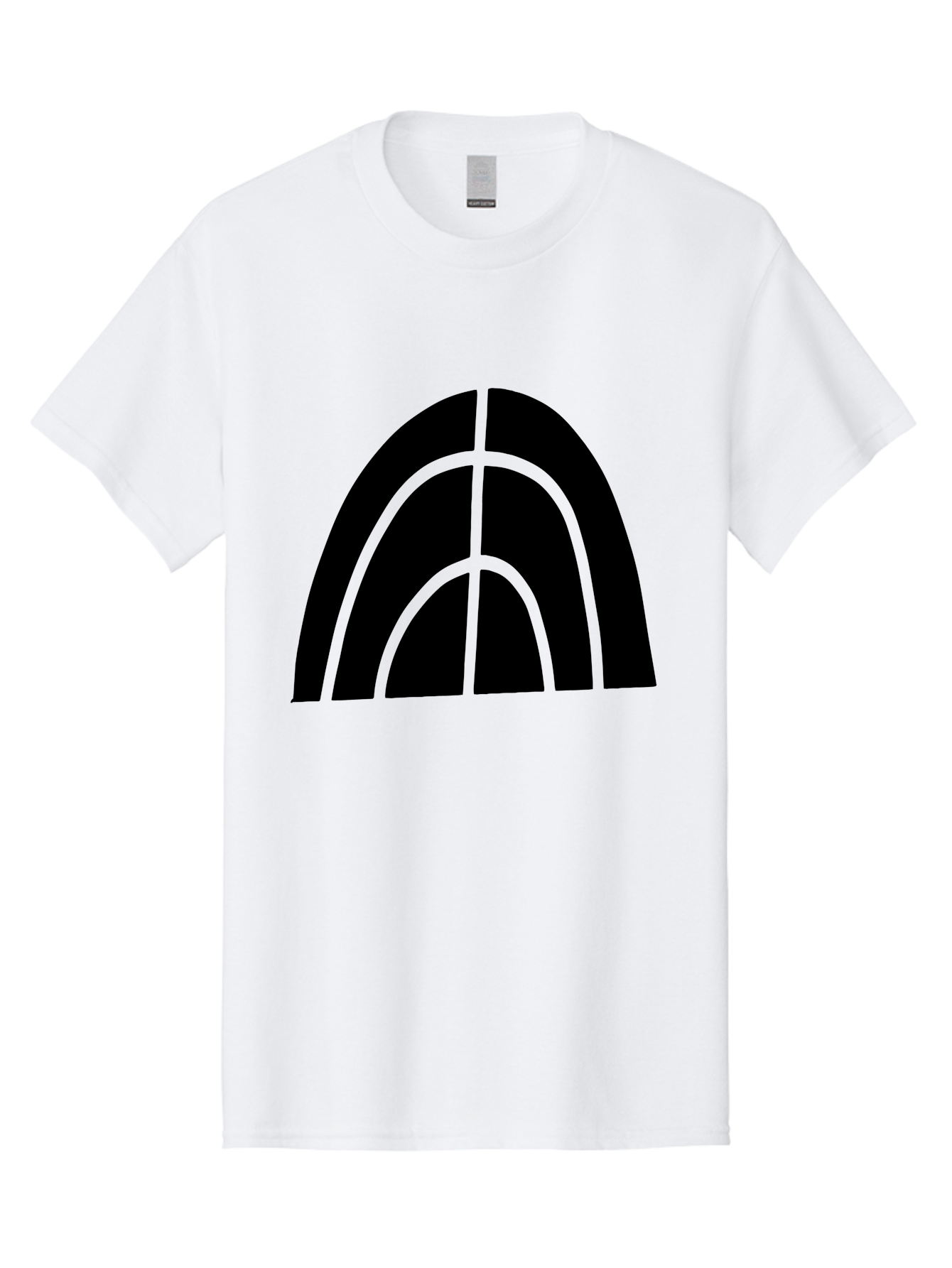 Black-Arch-Graphic Men'S Graphic Tee, 100% Cotton, Comfortable Casual Summer Wear, Machine Washable, Letter A, Simple Design, Typography, Bold Font, Black And Green, Modern Aesthetic, Graphic Element, Minimalist Style -  Aaa362 9