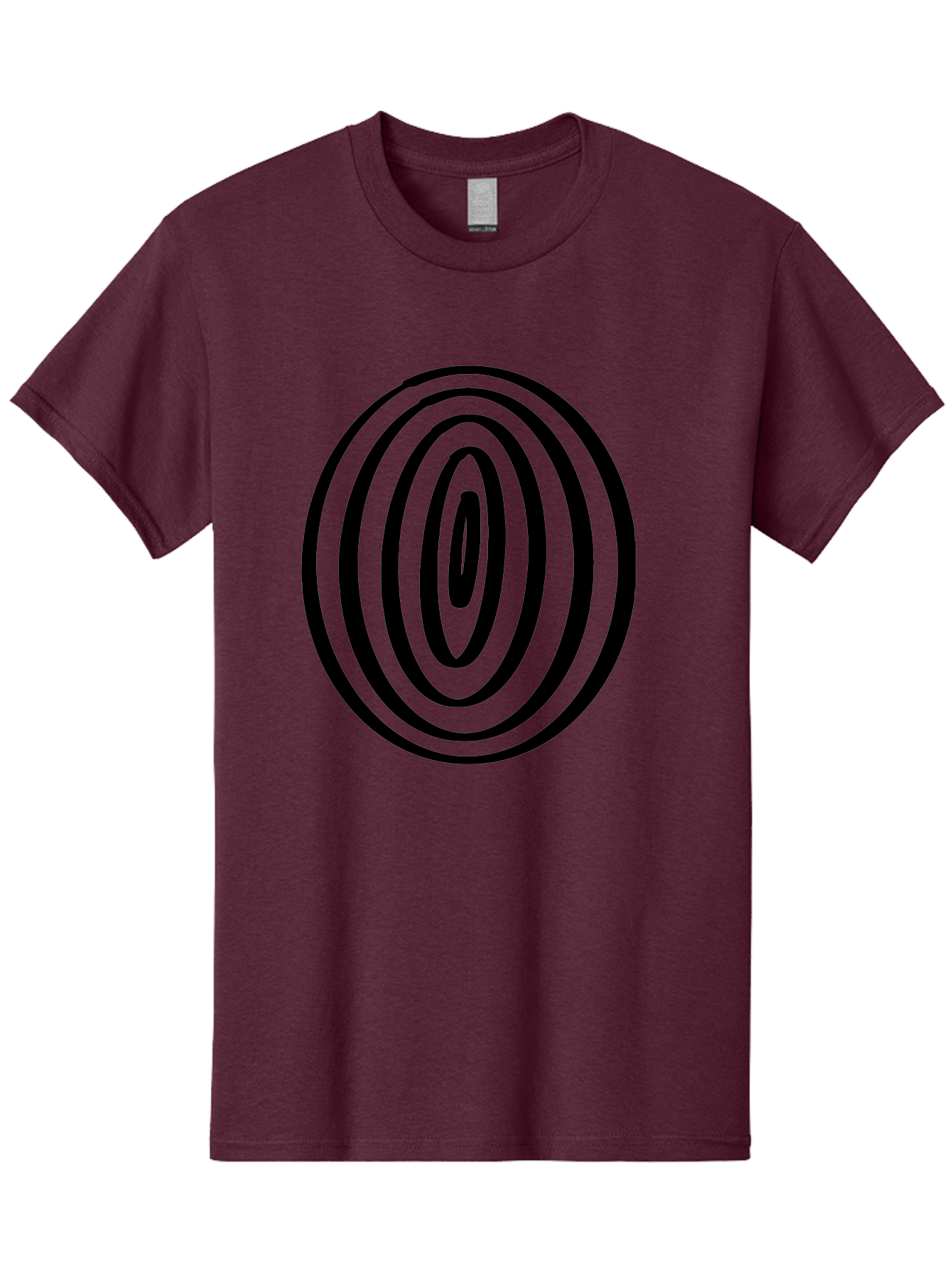 Black-Elliptical-Rings Men'S Graphic Tee, 100% Cotton, Comfortable Casual Summer Wear, Machine Washable, Concentric Circles, Abstract Art, Modern Design, Minimalist Pattern, Black Lines, Geometric Shape, Optical Illusion, Hypnotic Effect -  Aaa374 15