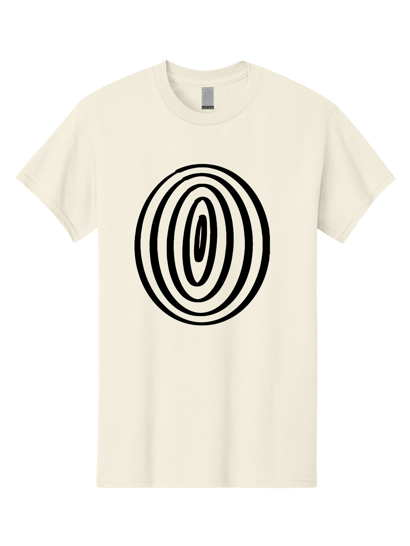 Black-Elliptical-Rings Men'S Graphic Tee, 100% Cotton, Comfortable Casual Summer Wear, Machine Washable, Concentric Circles, Abstract Art, Modern Design, Minimalist Pattern, Black Lines, Geometric Shape, Optical Illusion, Hypnotic Effect -  Aaa374 13