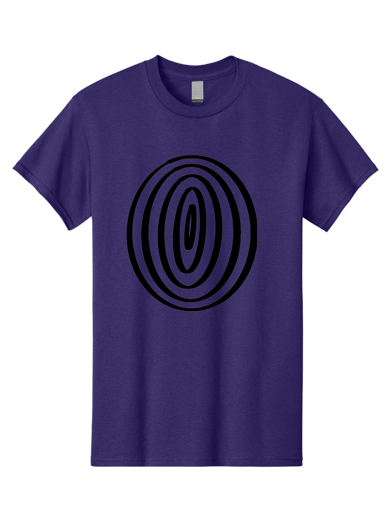 Black-Elliptical-Rings Men'S Graphic Tee, 100% Cotton, Comfortable Casual Summer Wear, Machine Washable, Concentric Circles, Abstract Art, Modern Design, Minimalist Pattern, Black Lines, Geometric Shape, Optical Illusion, Hypnotic Effect -  Aaa374 17