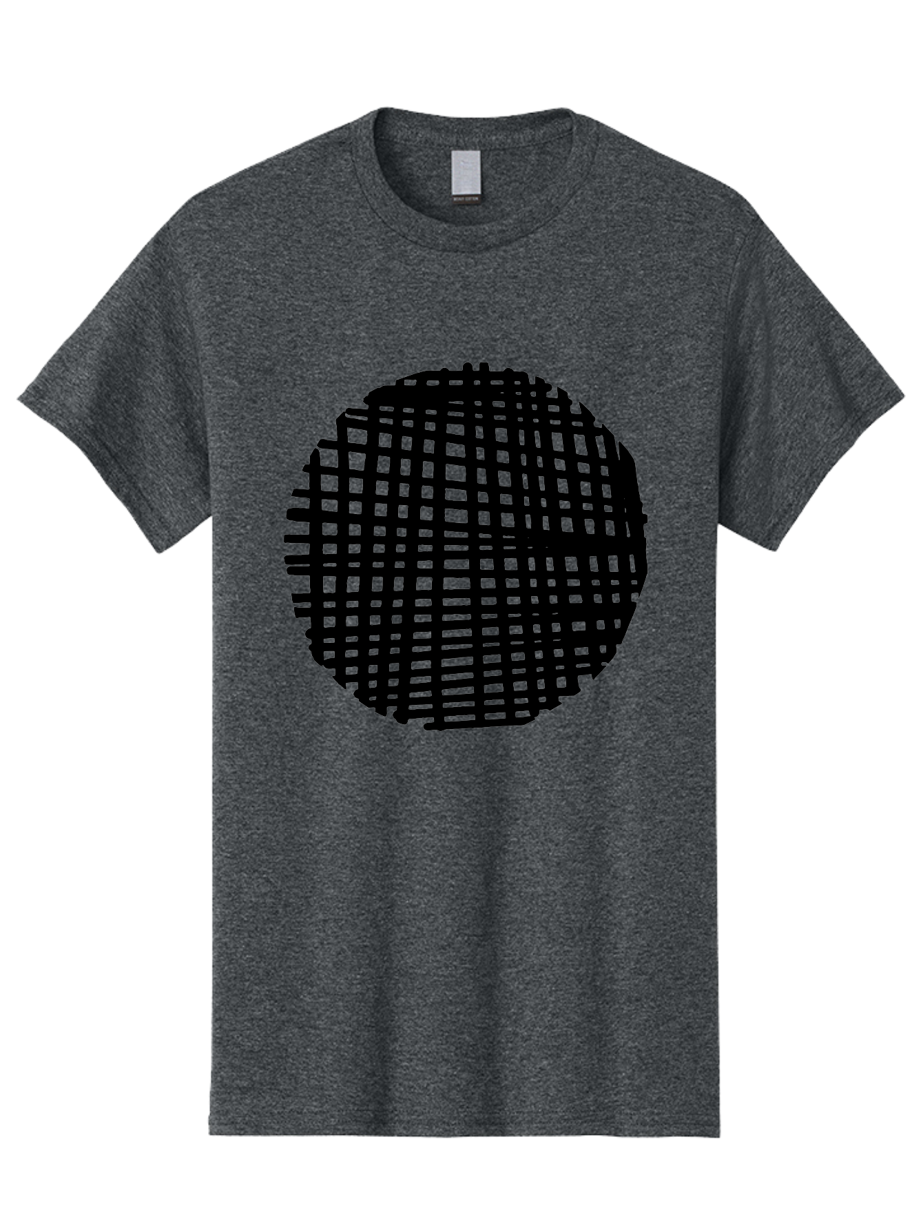 Black-Grid-Circle Men'S Graphic Tee, 100% Cotton, Comfortable Casual Summer Wear, Machine Washable, Disco Ball, Grid Pattern, Abstract Design, Black And Green, Modern Art, Geometric Shape, Spherical Object, Shiny Surface, Party Decoration -  Aaa375 11