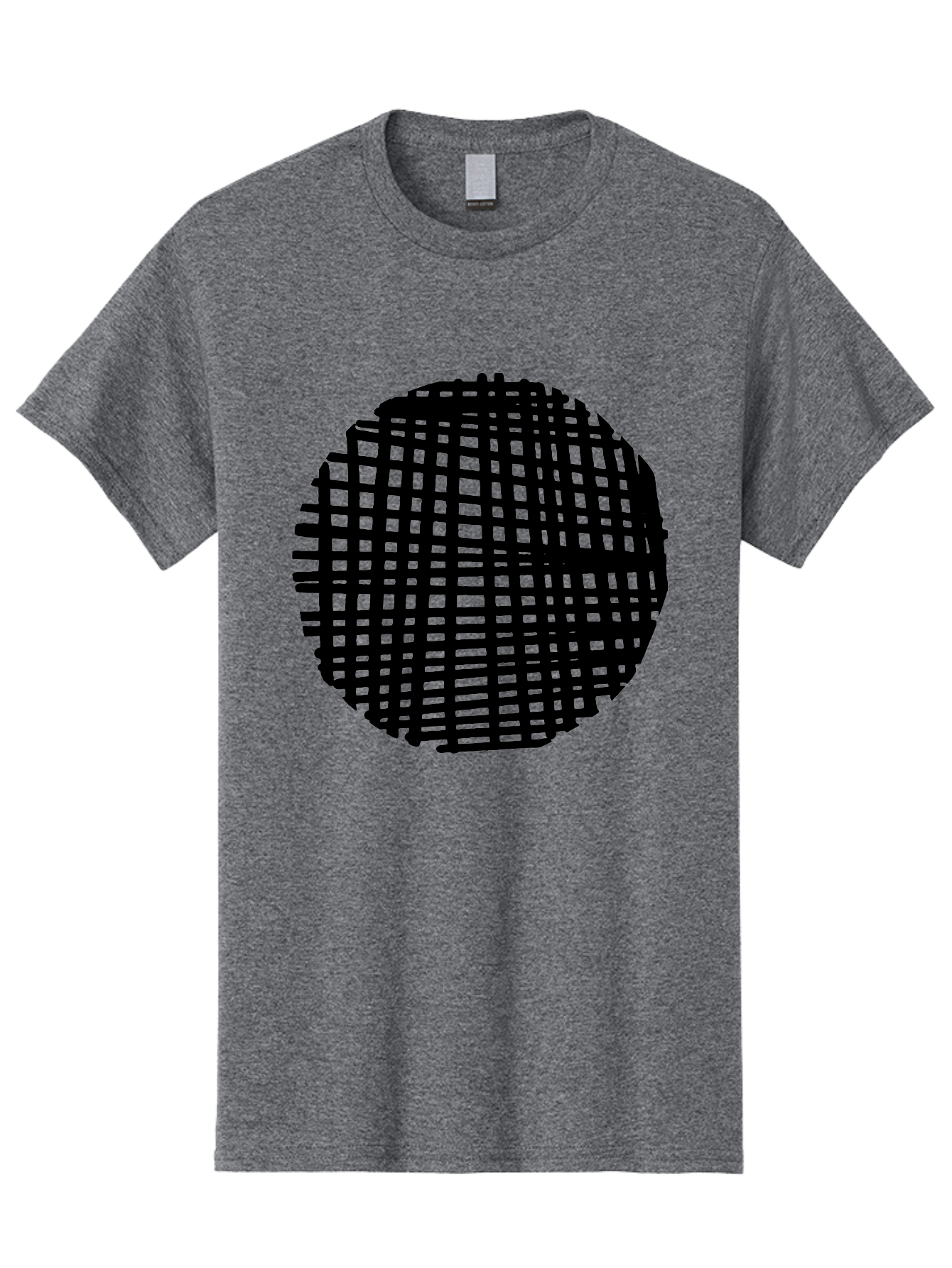 Black-Grid-Circle Men'S Graphic Tee, 100% Cotton, Comfortable Casual Summer Wear, Machine Washable, Disco Ball, Grid Pattern, Abstract Design, Black And Green, Modern Art, Geometric Shape, Spherical Object, Shiny Surface, Party Decoration -  Aaa375 17