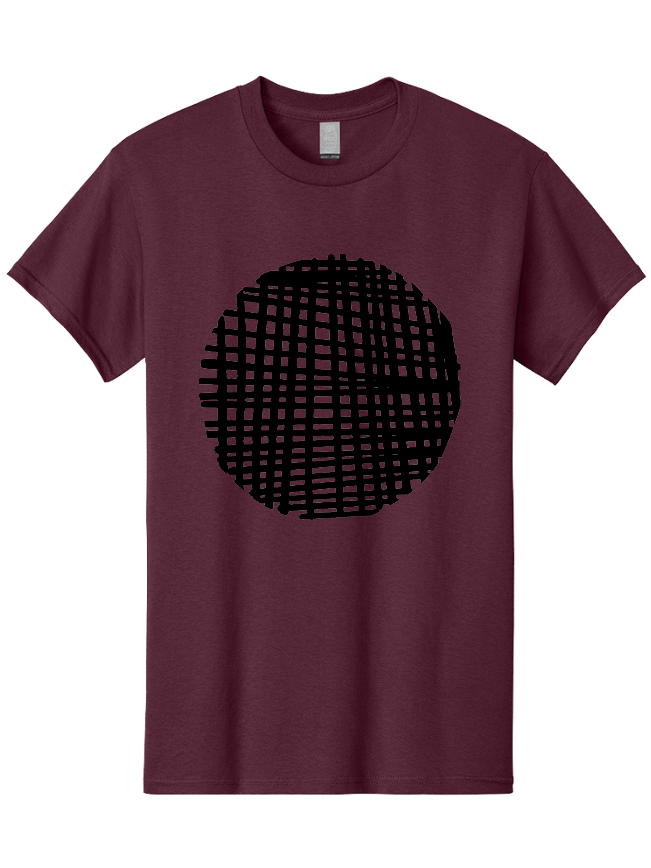 Black-Grid-Circle Men'S Graphic Tee, 100% Cotton, Comfortable Casual Summer Wear, Machine Washable, Disco Ball, Grid Pattern, Abstract Design, Black And Green, Modern Art, Geometric Shape, Spherical Object, Shiny Surface, Party Decoration -  Aaa375 21