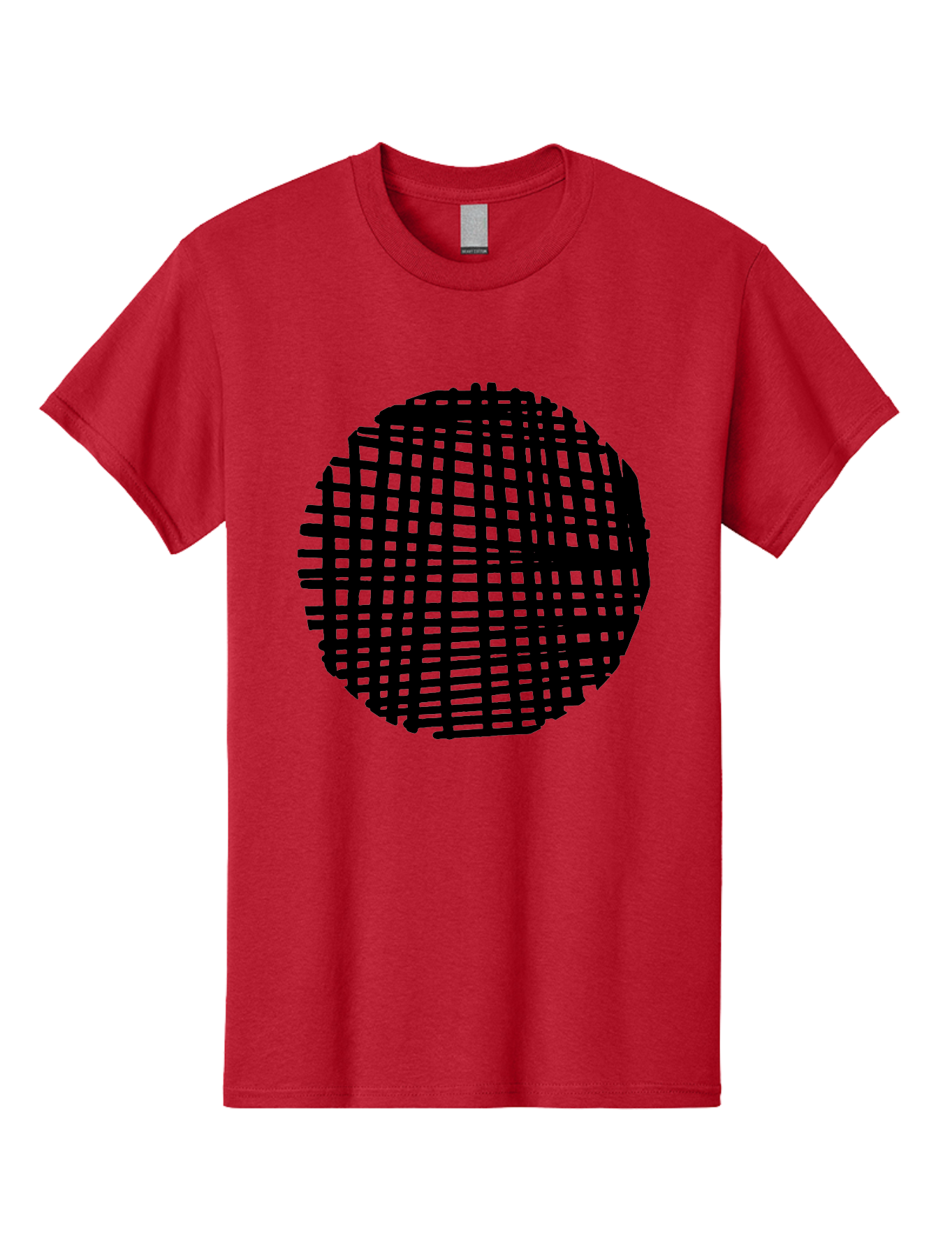 Black-Grid-Circle Men'S Graphic Tee, 100% Cotton, Comfortable Casual Summer Wear, Machine Washable, Disco Ball, Grid Pattern, Abstract Design, Black And Green, Modern Art, Geometric Shape, Spherical Object, Shiny Surface, Party Decoration -  Aaa375 23