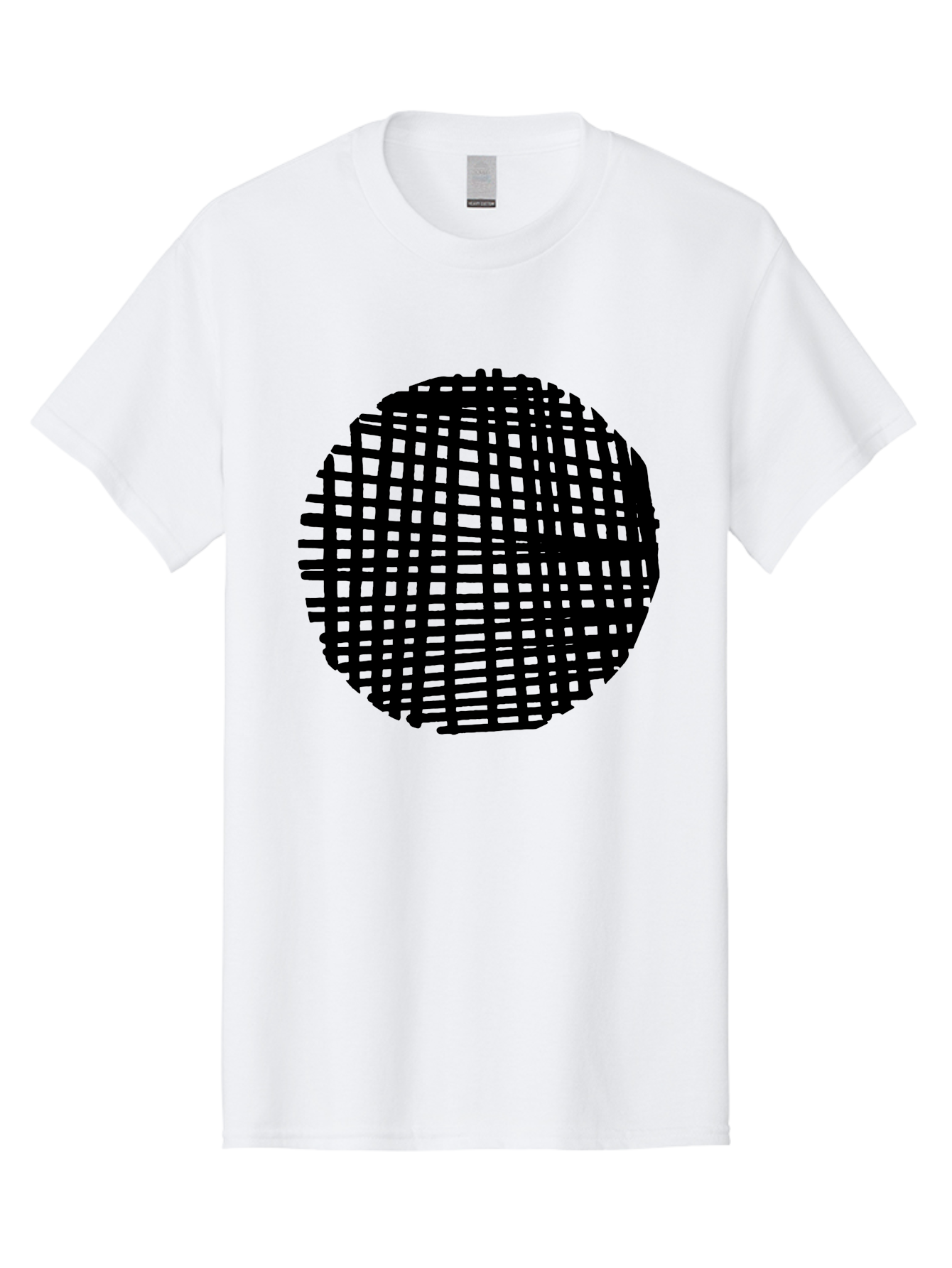 Black-Grid-Circle Men'S Graphic Tee, 100% Cotton, Comfortable Casual Summer Wear, Machine Washable, Disco Ball, Grid Pattern, Abstract Design, Black And Green, Modern Art, Geometric Shape, Spherical Object, Shiny Surface, Party Decoration -  Aaa375 25