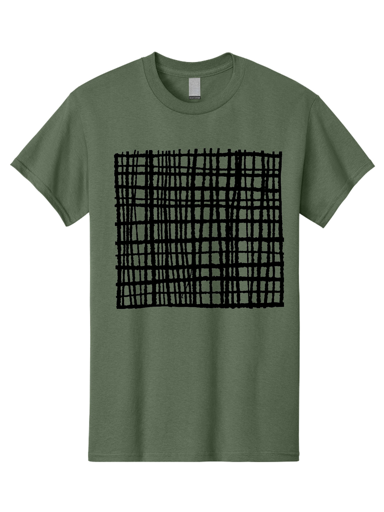 Black-Grid Men'S Graphic Tee, 100% Cotton, Comfortable Casual Summer Wear, Machine Washable, Black Grid Pattern, Graphic Design, Abstract Art, Geometric Shape, Modern Style, Contemporary Design, Grid Texture -  Aaa376 11