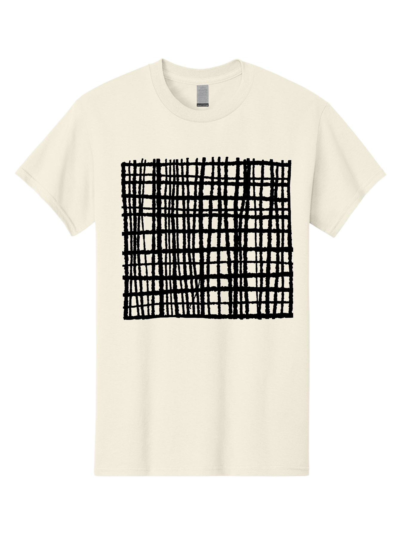 Black-Grid Men'S Graphic Tee, 100% Cotton, Comfortable Casual Summer Wear, Machine Washable, Black Grid Pattern, Graphic Design, Abstract Art, Geometric Shape, Modern Style, Contemporary Design, Grid Texture -  Aaa376 15