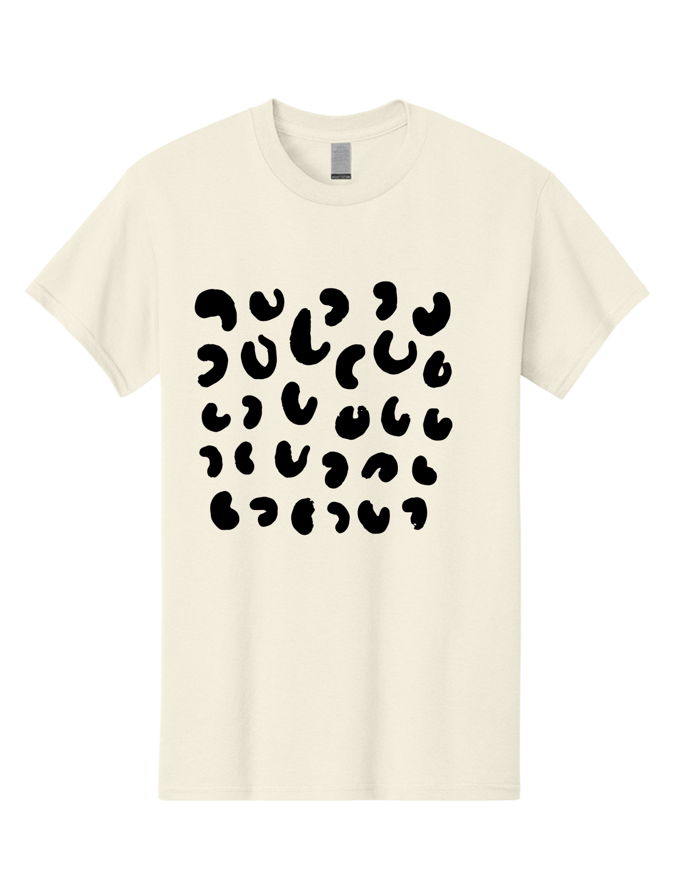 Black-Leopard-Spots Men'S Graphic Tee, 100% Cotton, Comfortable Casual Summer Wear, Machine Washable, Black Qr Code, Abstract Design, Modern Pattern, Digital Scan, Futuristic Artwork, Tech Graphic, Unique Code -  Aaa385 13