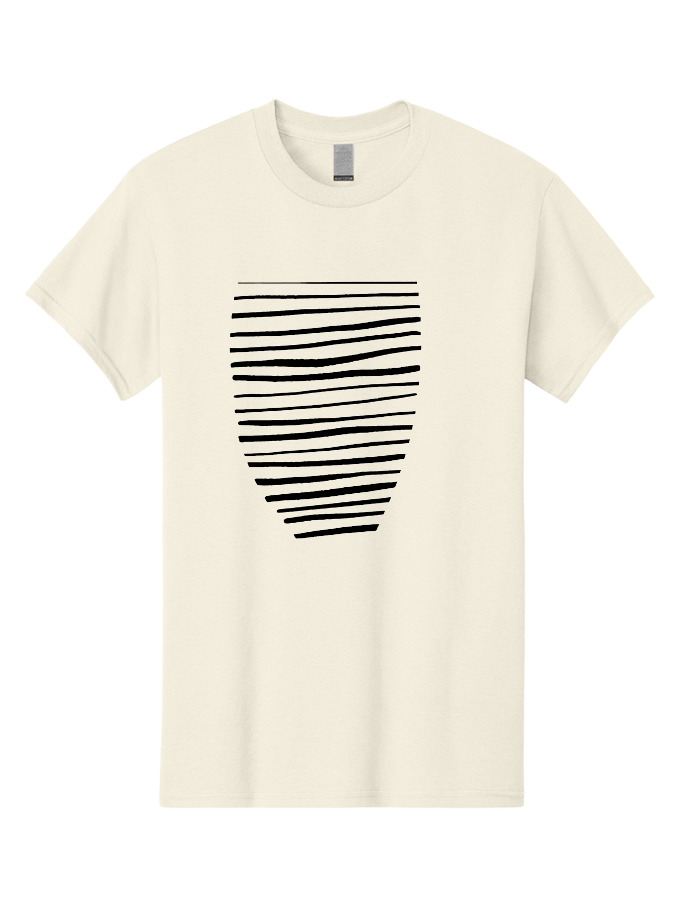 Black-Lines Men'S Graphic Tee, 100% Cotton, Comfortable Casual Summer Wear, Machine Washable, Black Lines, Modern Art, Abstract Design, Graphic Pattern, Digital Illustration, Minimalist Style, Simple Shapes, Contemporary Artwork -  Aaa386 29