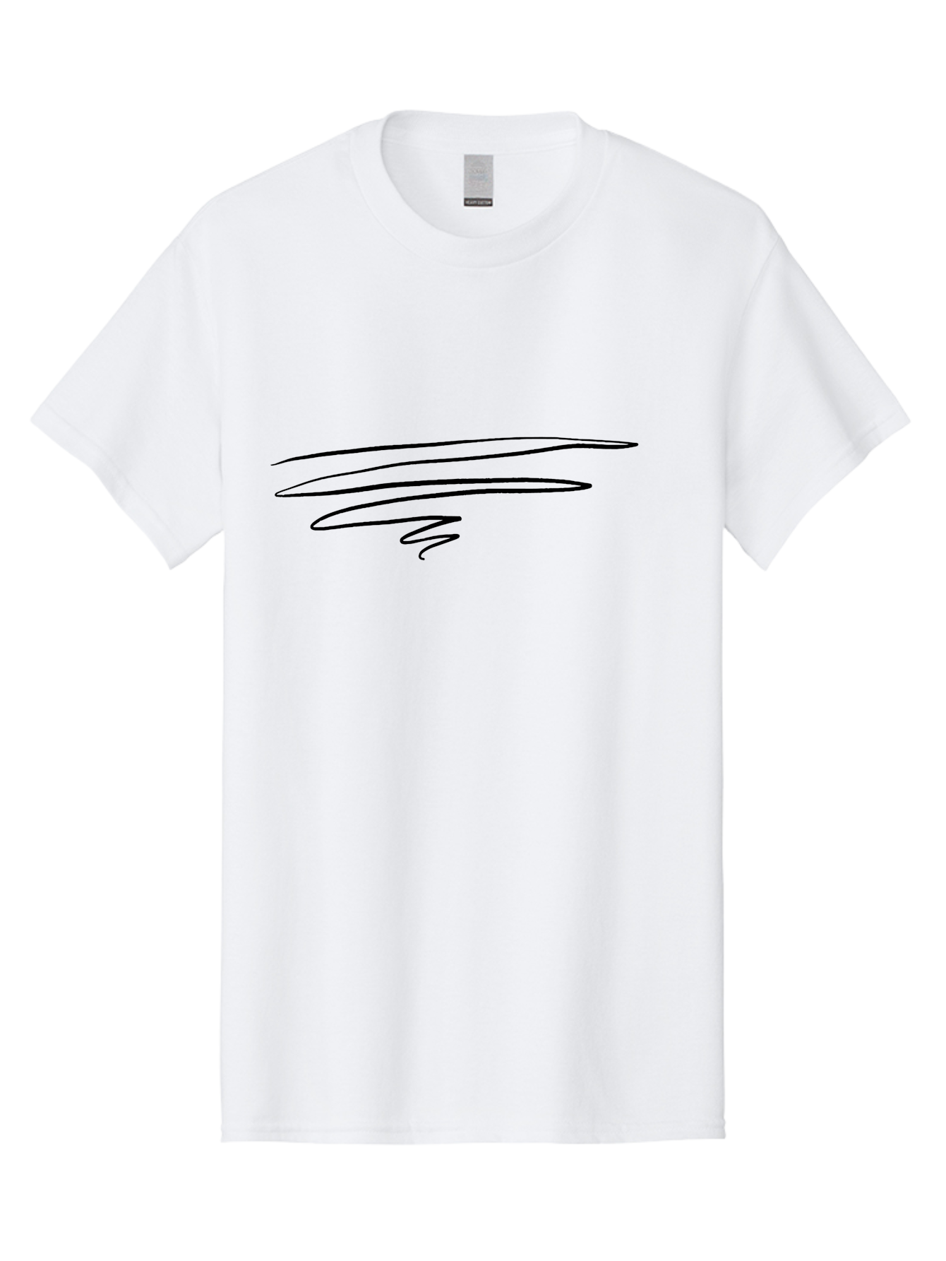 Black-Scribble Men'S Graphic Tee, 100% Cotton, Comfortable Casual Summer Wear, Machine Washable, Black Scribble, Abstract Art, Hand Drawn Design, Dynamic Lines, Modern Graphic, Artistic Expression, Simple Yet Bold -  Aaa391 9