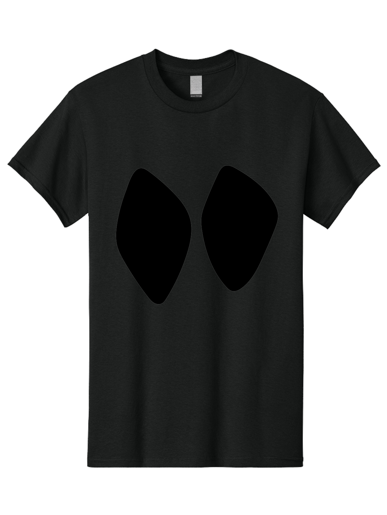 Black-Shapes Men'S Graphic Tee, 100% Cotton, Comfortable Casual Summer Wear, Machine Washable, Guitar Picks, Music Accessories, Black Guitar Picks, Music Equipment, Guitar Gear, Pick Design -  Aaa394
