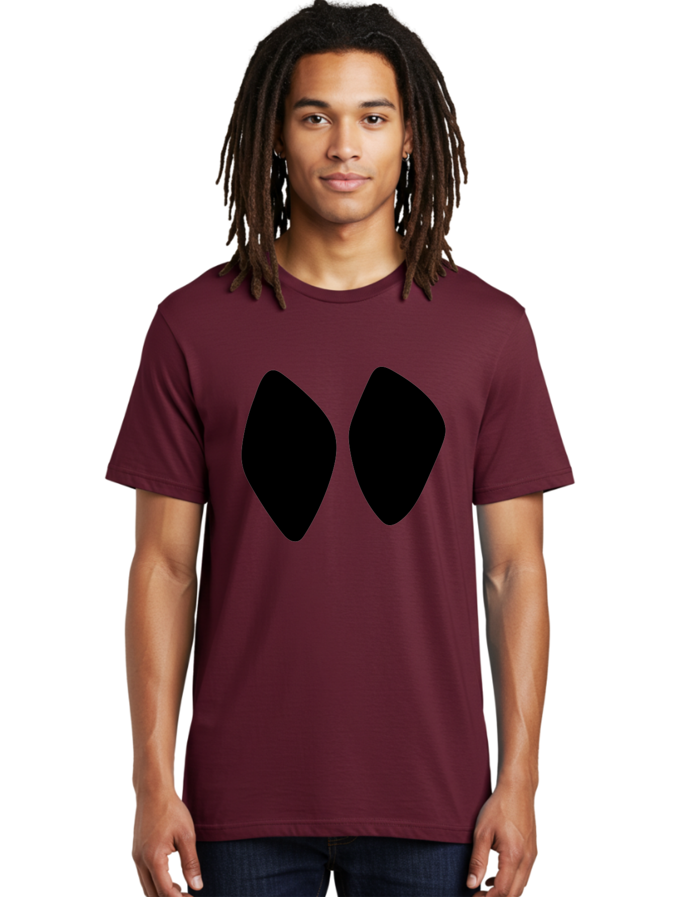 Black-Shapes Men'S Graphic Tee, 100% Cotton, Comfortable Casual Summer Wear, Machine Washable, Guitar Picks, Music Accessories, Black Guitar Picks, Music Equipment, Guitar Gear, Pick Design -  Aaa394 30