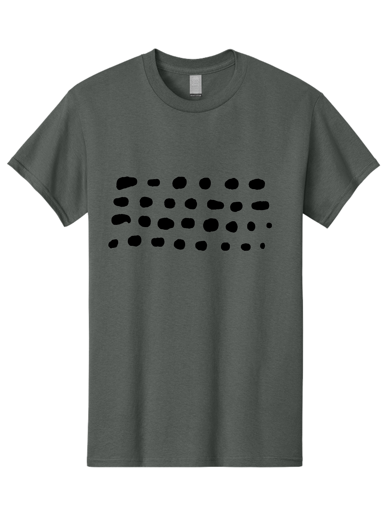 Braille-Text Men'S Graphic Tee, 100% Cotton, Comfortable Casual Summer Wear, Machine Washable, Braille Dots, Tactile Writing, Accessible Design, Assistive Technology, Visual Impairment, Disability Awareness, Raised Dots -  Aaa400 3