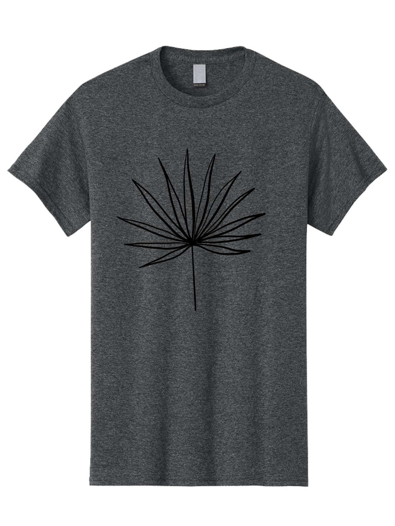 Cannabis-Leaf-1 Men'S Graphic Tee, 100% Cotton, Comfortable Casual Summer Wear, Machine Washable, Marijuana Leaf, Cannabis Symbol, Black Silhouette, Minimalist Design, Simple Graphics, Leafy Pattern, Modern Illustration, Sleek Lines -  Aaa406 9