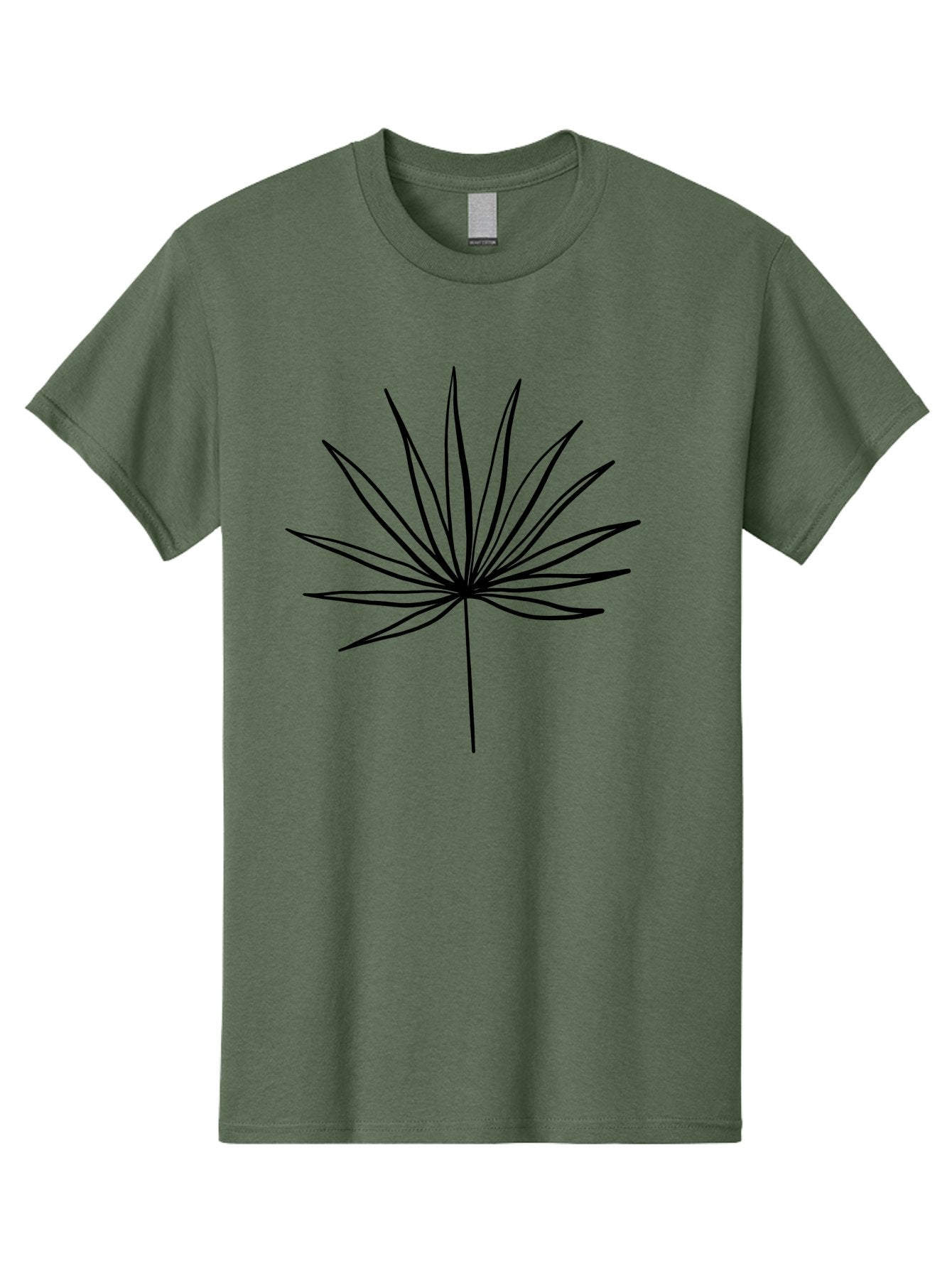 Cannabis-Leaf-1 Men'S Graphic Tee, 100% Cotton, Comfortable Casual Summer Wear, Machine Washable, Marijuana Leaf, Cannabis Symbol, Black Silhouette, Minimalist Design, Simple Graphics, Leafy Pattern, Modern Illustration, Sleek Lines -  Aaa406 23