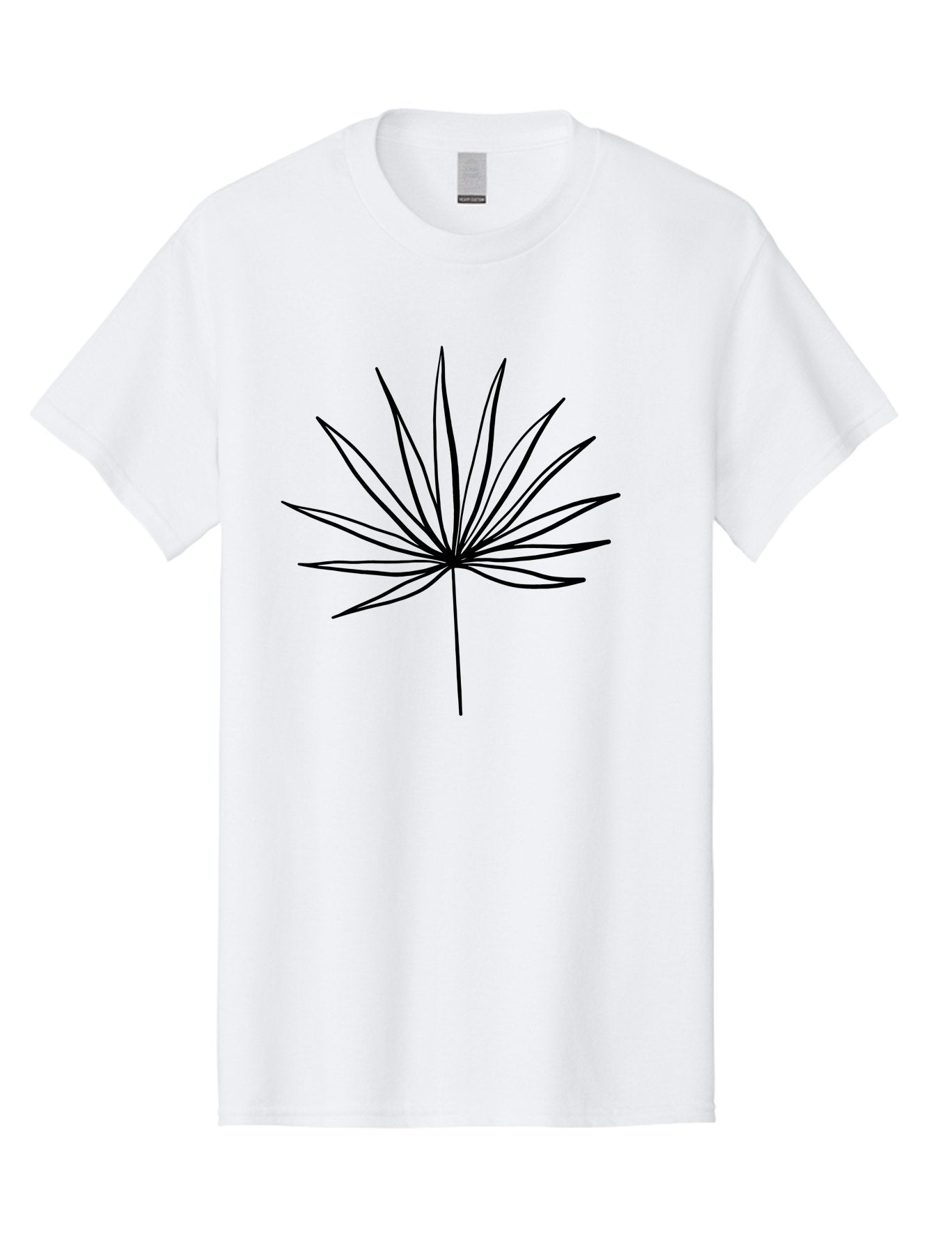 Cannabis-Leaf-1 Men'S Graphic Tee, 100% Cotton, Comfortable Casual Summer Wear, Machine Washable, Marijuana Leaf, Cannabis Symbol, Black Silhouette, Minimalist Design, Simple Graphics, Leafy Pattern, Modern Illustration, Sleek Lines -  Aaa406 15