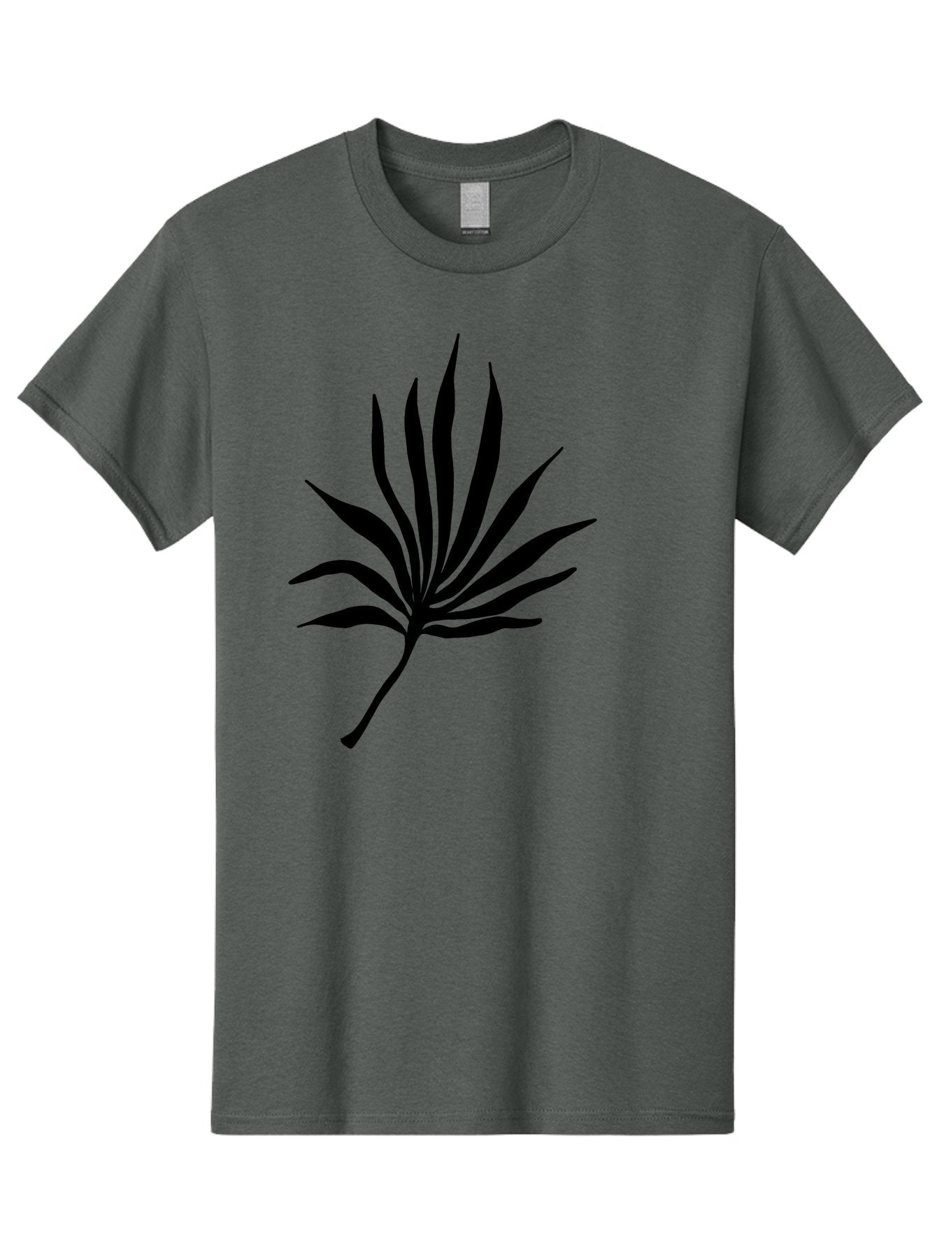 Cannabis-Leaf-3 Men'S Graphic Tee, 100% Cotton, Comfortable Casual Summer Wear, Machine Washable, Cannabis Leaf, Marijuana Leaf, Black Silhouette, Plant Illustration, Leafy Graphic, Cannabis Symbol, Weed Icon, Simple Design, Minimalist Art, -  Aaa408