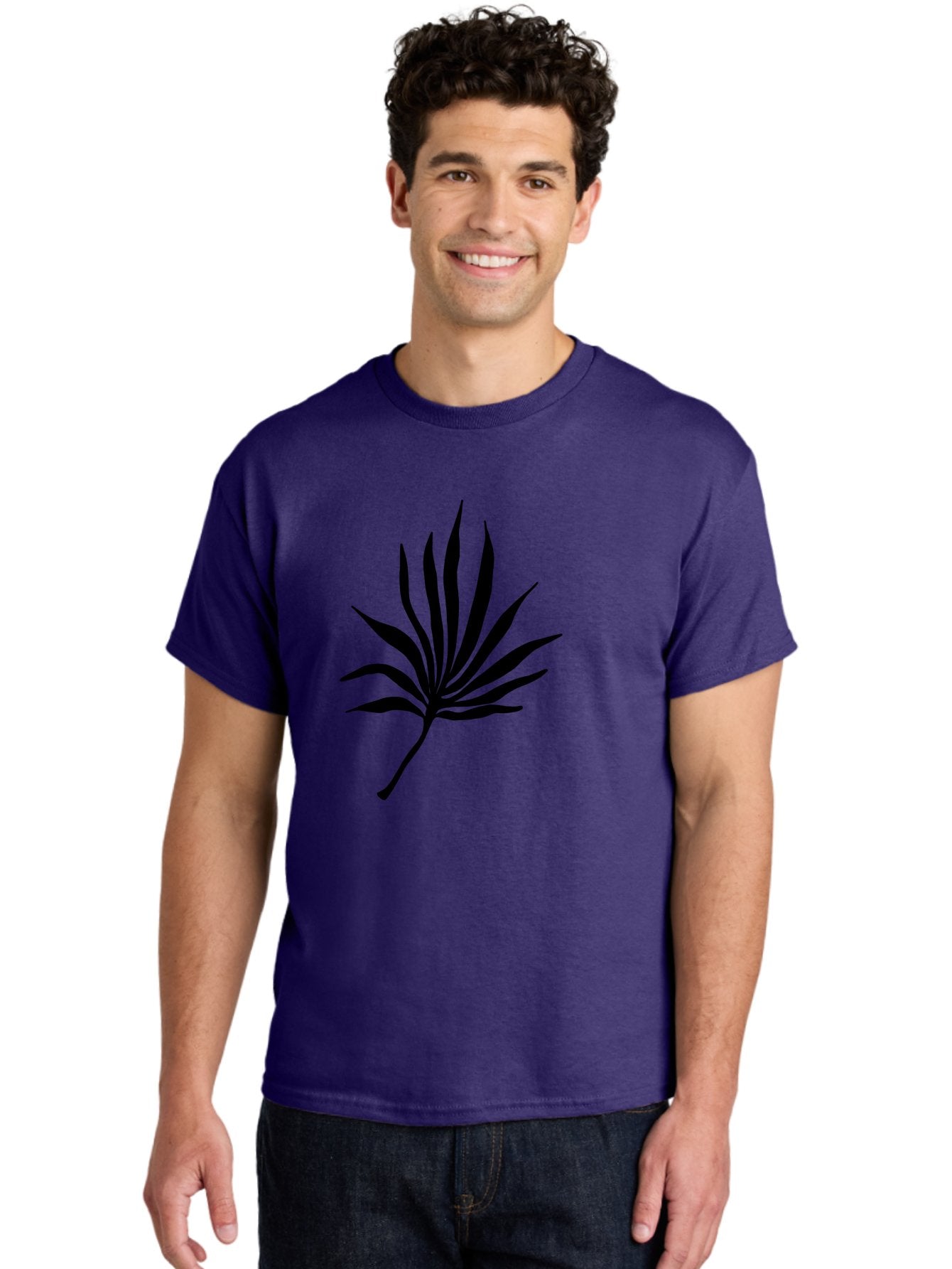 Cannabis-Leaf-3 Men'S Graphic Tee, 100% Cotton, Comfortable Casual Summer Wear, Machine Washable, Cannabis Leaf, Marijuana Leaf, Black Silhouette, Plant Illustration, Leafy Graphic, Cannabis Symbol, Weed Icon, Simple Design, Minimalist Art, -  Aaa408 22