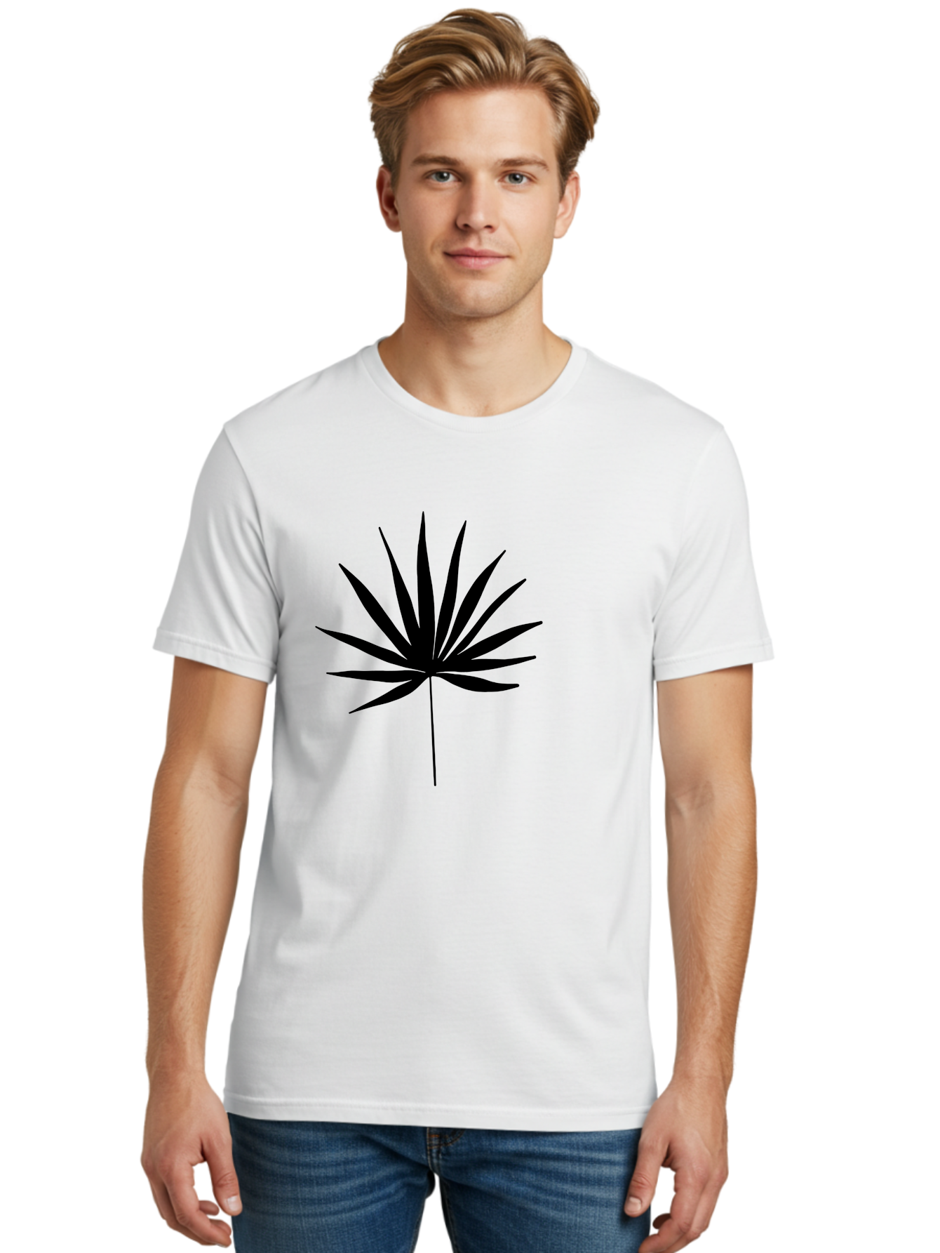 Cannabis-Leaf-4 Men'S Graphic Tee, 100% Cotton, Comfortable Casual Summer Wear, Machine Washable, Cannabis Leaf Silhouette, Marijuana Leaf Icon, Black Cannabis Symbol, Leafy Graphic Design, Cannabis Culture, Pot Leaf Artwork, -  Aaa409 30