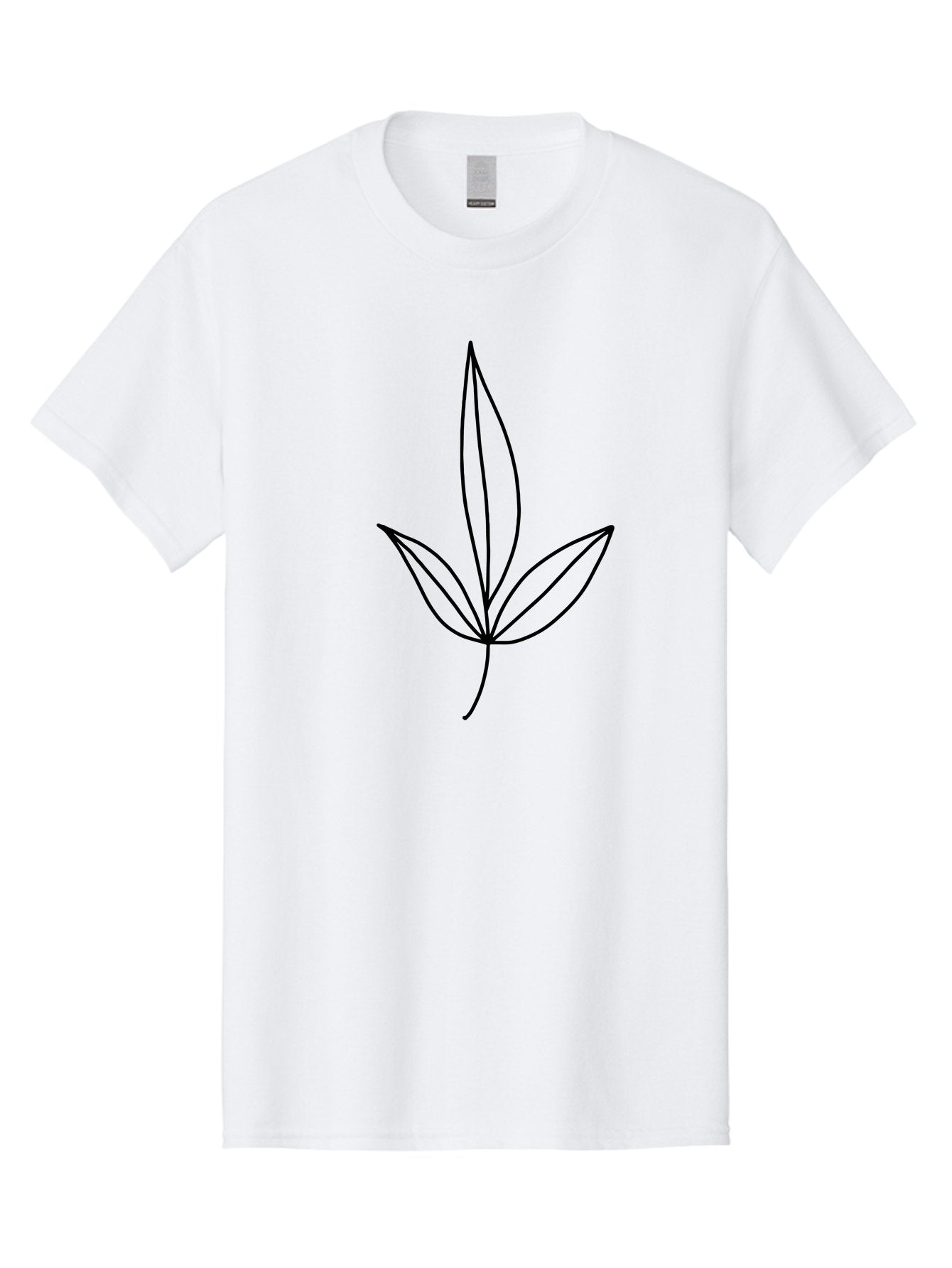 Cannabis-Leaf Men'S Graphic Tee, 100% Cotton, Comfortable Casual Summer Wear, Machine Washable, Cannabis Leaf, Marijuana Symbol, Minimalist Design, Simple Shapes, Black Outline, Cannabis Culture, Herb Icon, Simple Graphics -  Aaa410 29