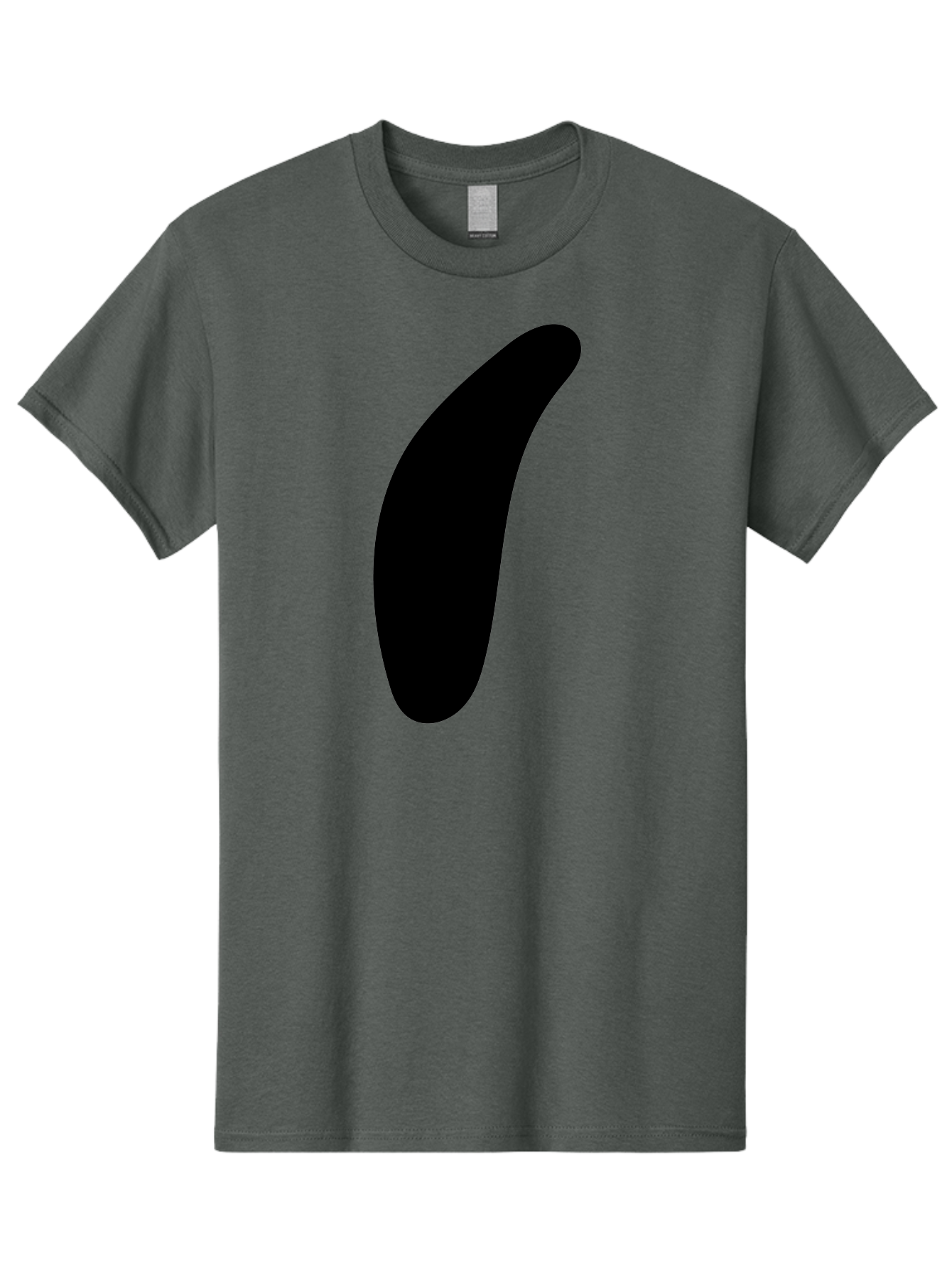 Comma Men'S Graphic Tee, 100% Cotton, Comfortable Casual Summer Wear, Machine Washable, Black Comma, Punctuation Mark, Minimalist Design, Simple Shape, Bold Typography, Modern Graphic -  Aaa416 3