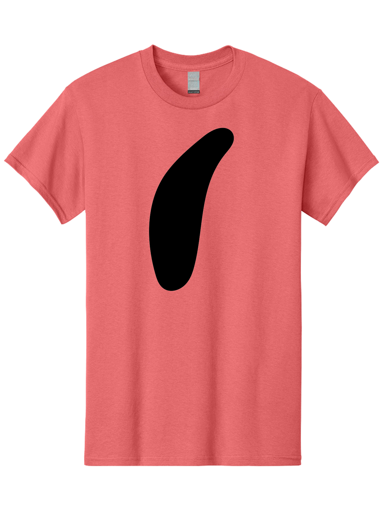 Comma Men'S Graphic Tee, 100% Cotton, Comfortable Casual Summer Wear, Machine Washable, Black Comma, Punctuation Mark, Minimalist Design, Simple Shape, Bold Typography, Modern Graphic -  Aaa416 5
