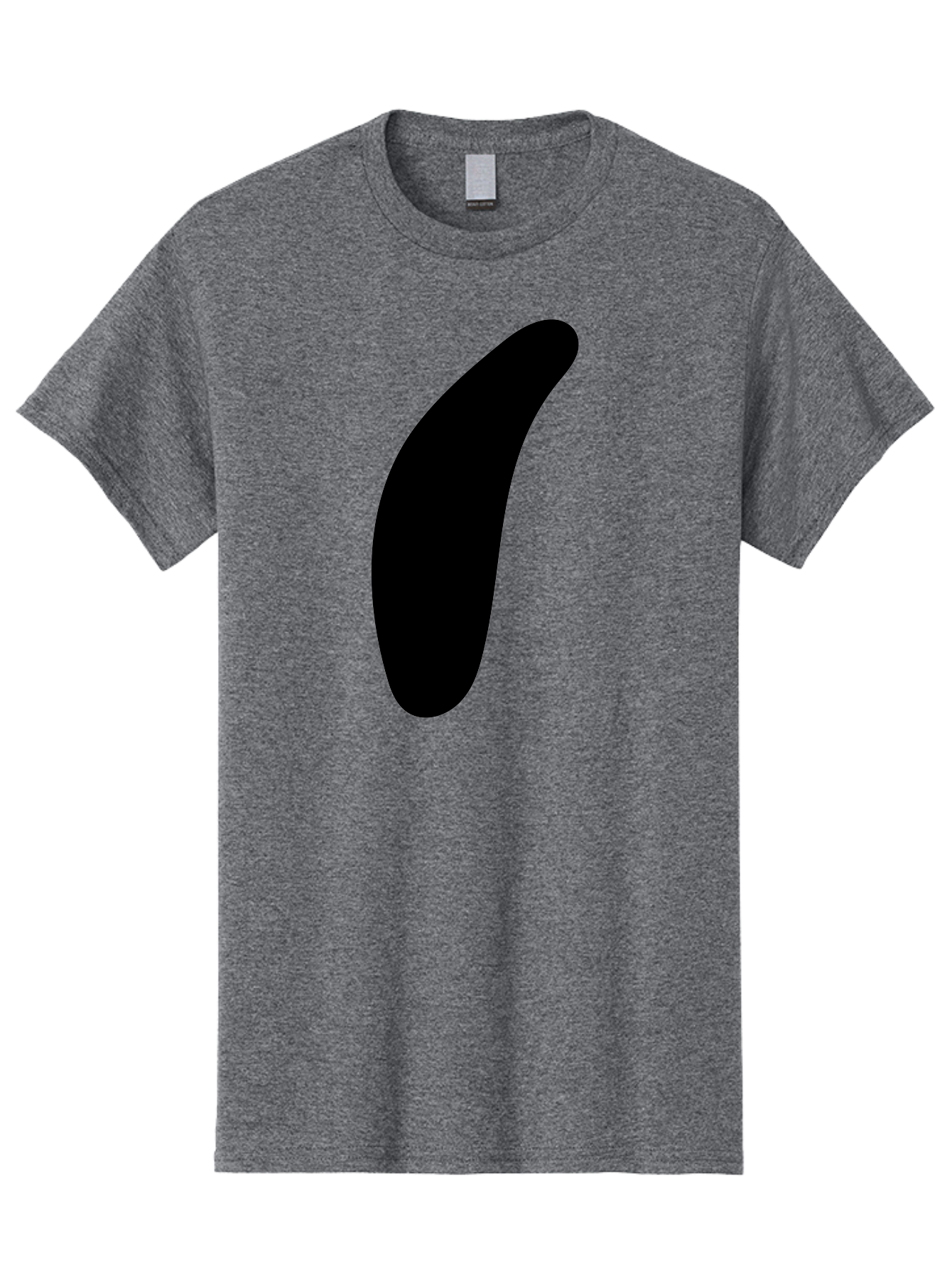 Comma Men'S Graphic Tee, 100% Cotton, Comfortable Casual Summer Wear, Machine Washable, Black Comma, Punctuation Mark, Minimalist Design, Simple Shape, Bold Typography, Modern Graphic -  Aaa416 9