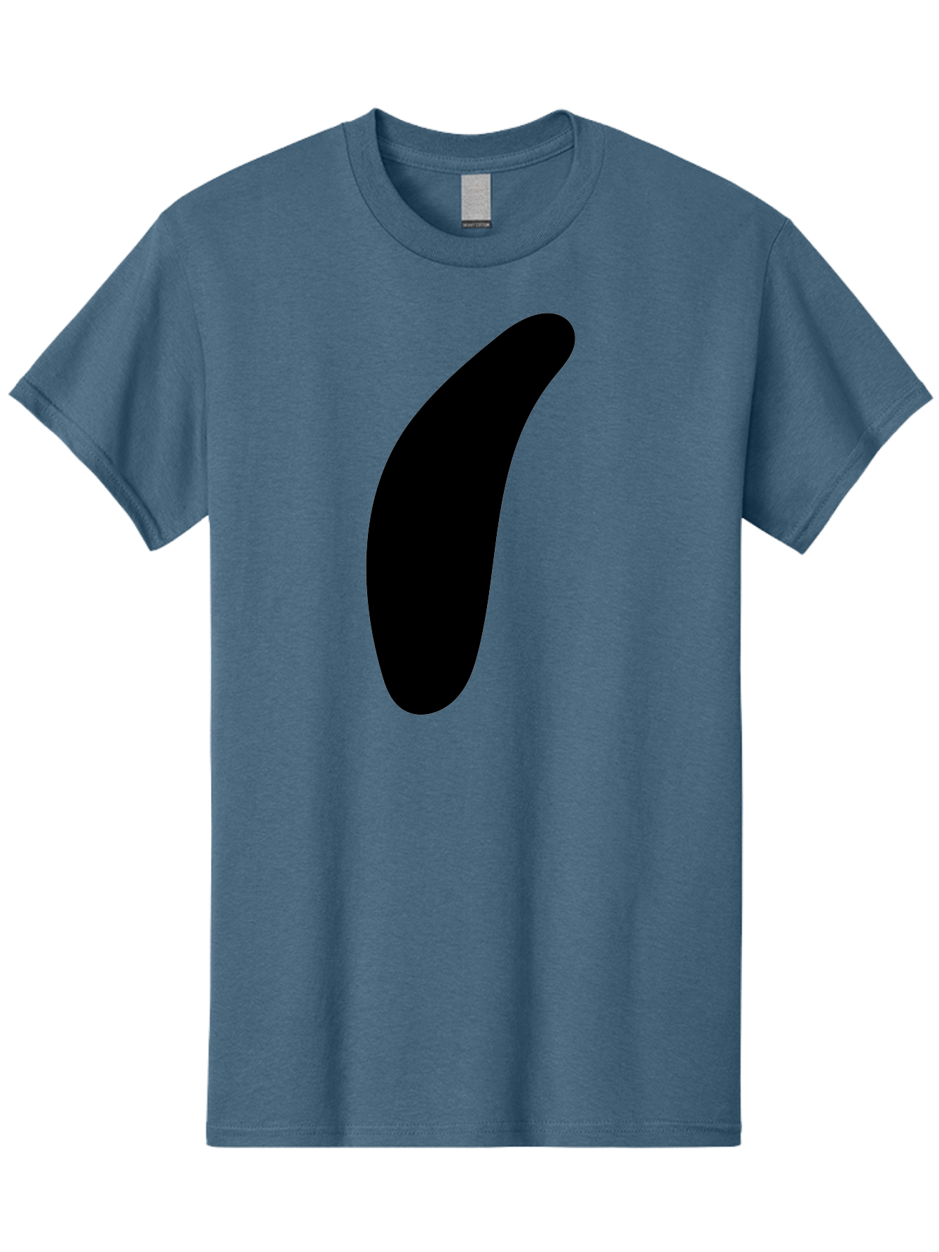 Comma Men'S Graphic Tee, 100% Cotton, Comfortable Casual Summer Wear, Machine Washable, Black Comma, Punctuation Mark, Minimalist Design, Simple Shape, Bold Typography, Modern Graphic -  Aaa416 11