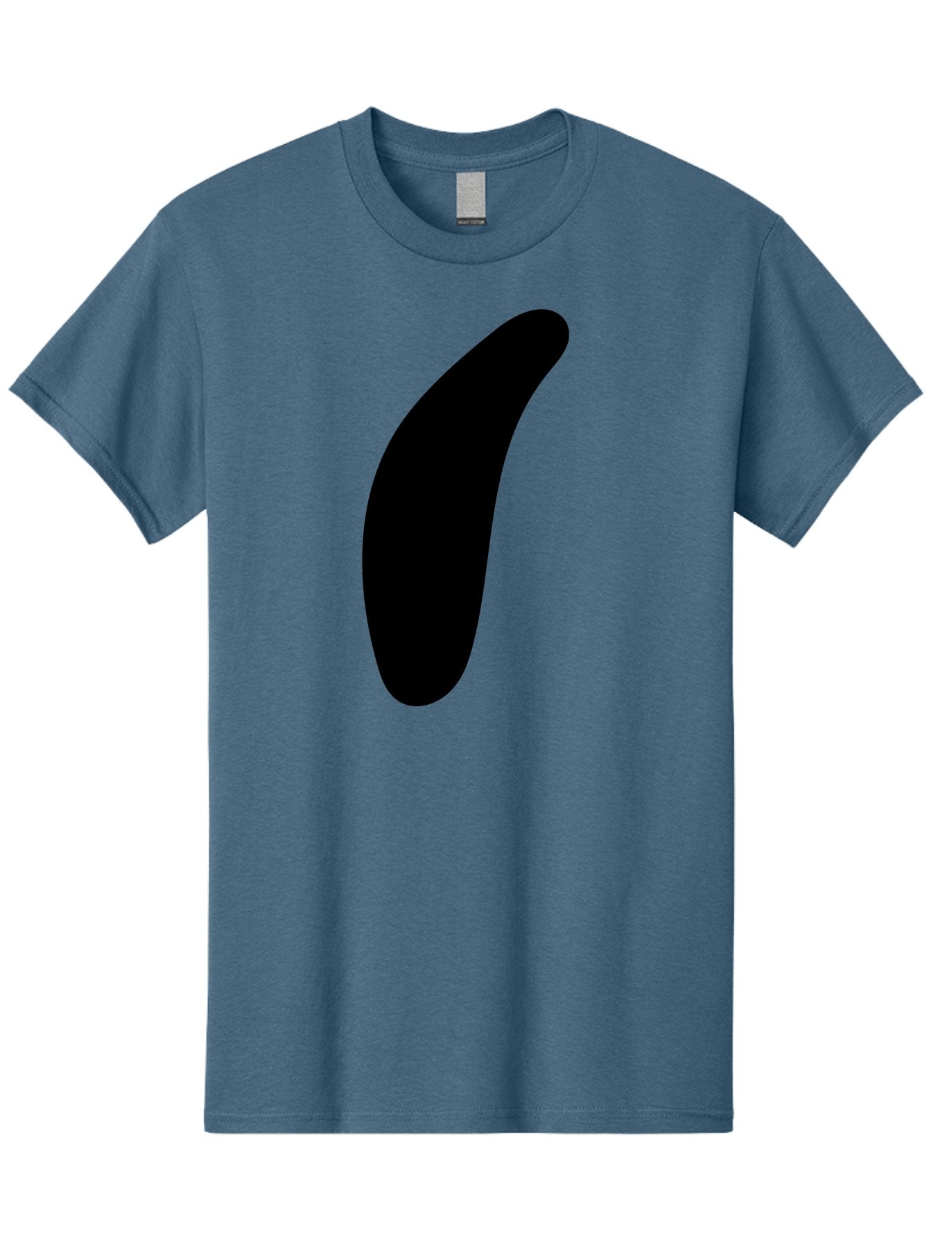Comma Men'S Graphic Tee, 100% Cotton, Comfortable Casual Summer Wear, Machine Washable, Black Comma, Punctuation Mark, Minimalist Design, Simple Shape, Bold Typography, Modern Graphic -  Aaa416 3