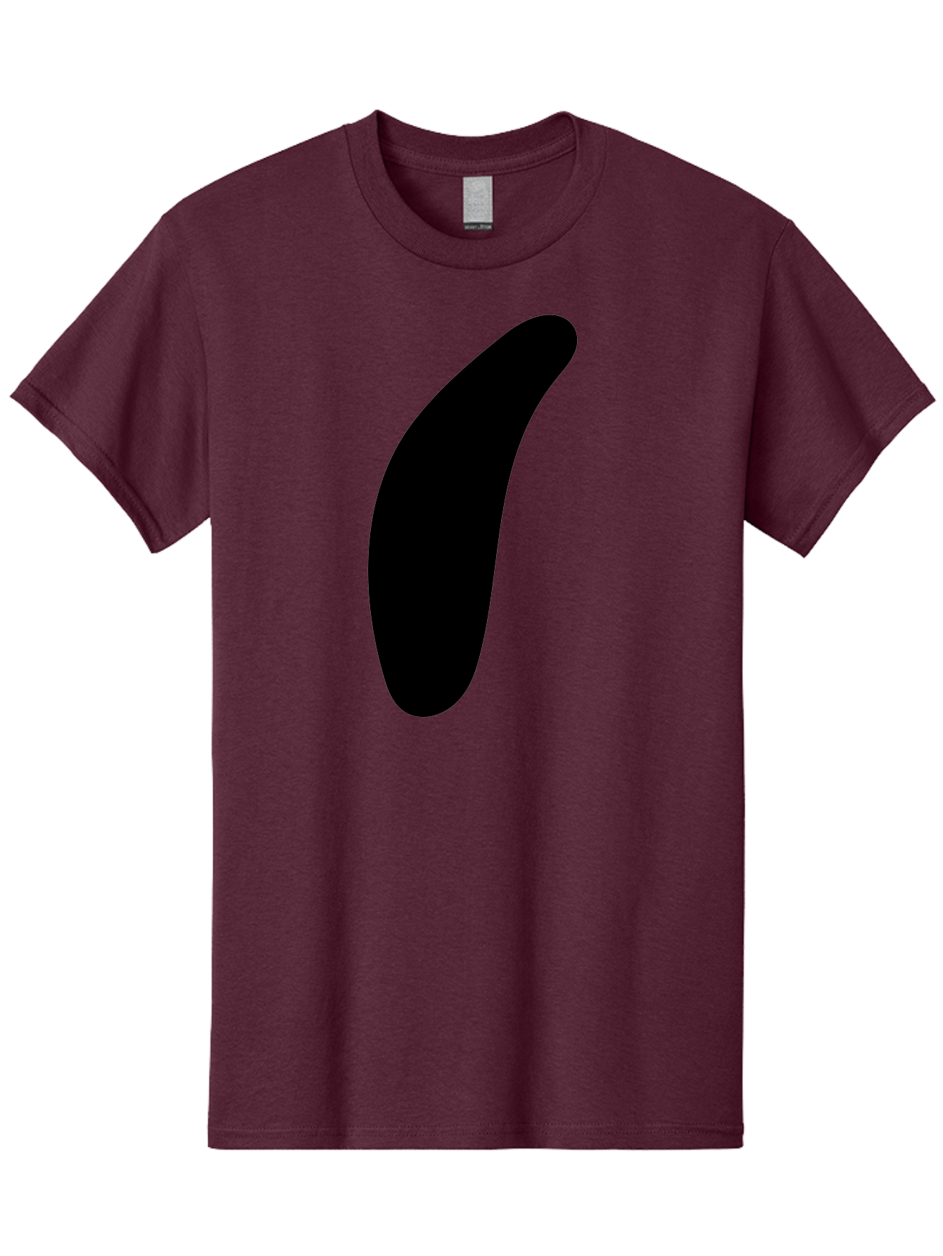 Comma Men'S Graphic Tee, 100% Cotton, Comfortable Casual Summer Wear, Machine Washable, Black Comma, Punctuation Mark, Minimalist Design, Simple Shape, Bold Typography, Modern Graphic -  Aaa416 13