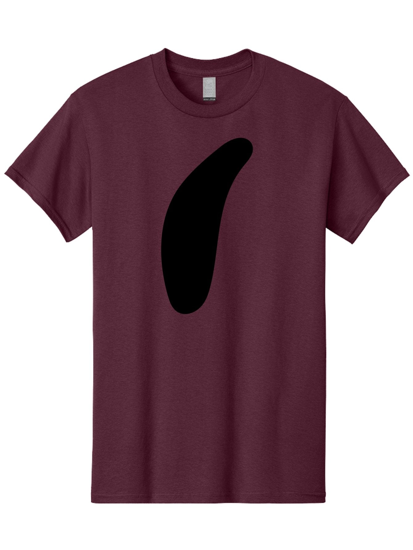Comma Men'S Graphic Tee, 100% Cotton, Comfortable Casual Summer Wear, Machine Washable, Black Comma, Punctuation Mark, Minimalist Design, Simple Shape, Bold Typography, Modern Graphic -  Aaa416 19