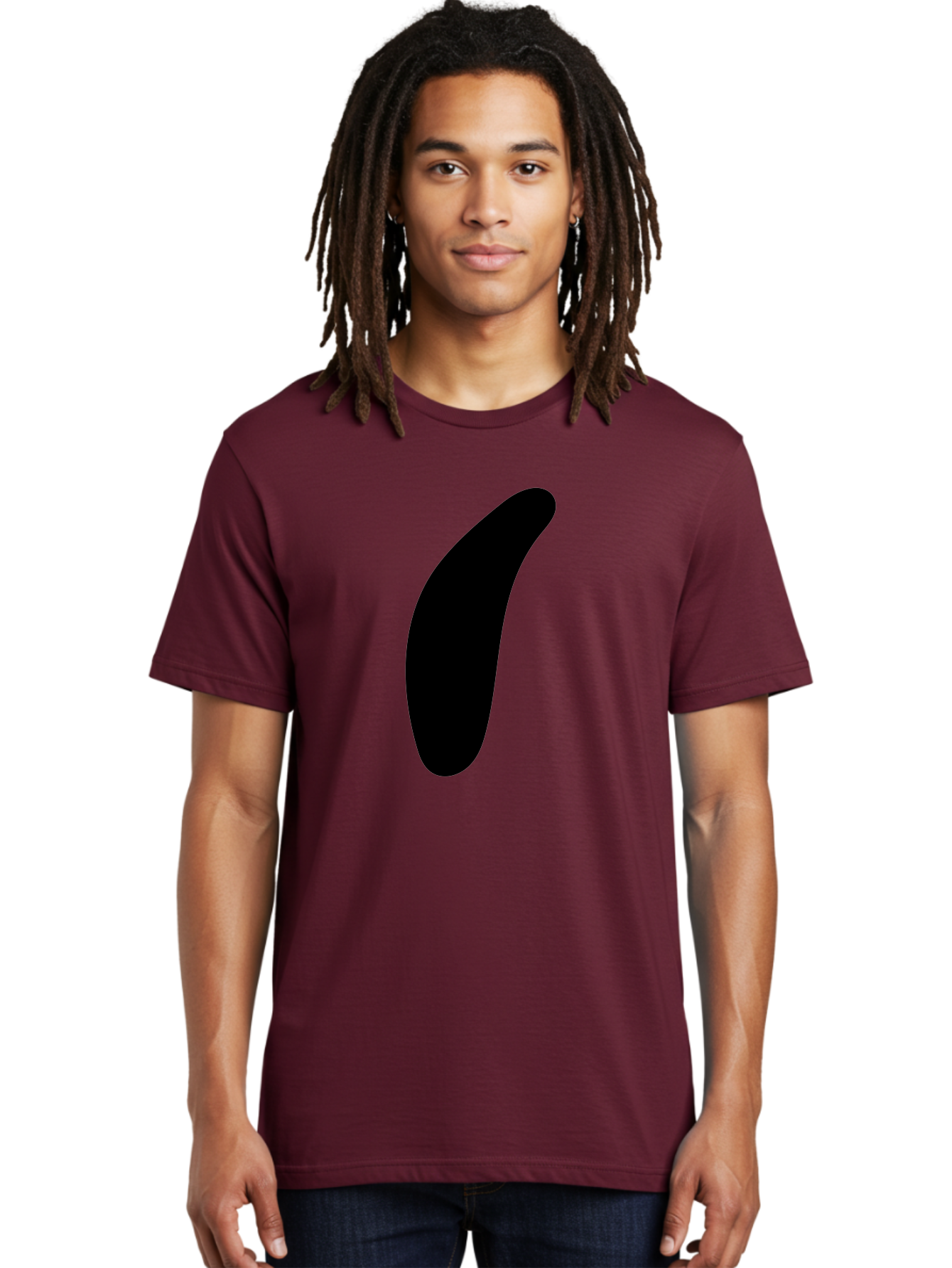 Comma Men'S Graphic Tee, 100% Cotton, Comfortable Casual Summer Wear, Machine Washable, Black Comma, Punctuation Mark, Minimalist Design, Simple Shape, Bold Typography, Modern Graphic -  Aaa416 14