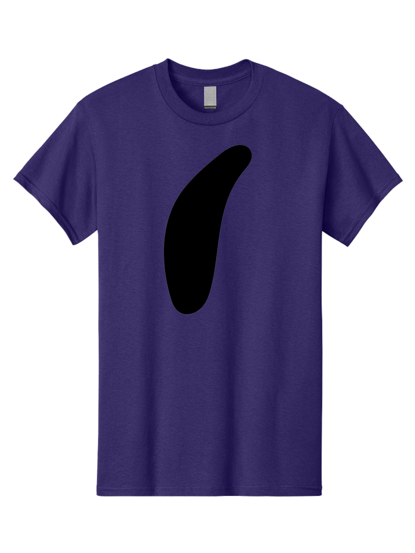 Comma Men'S Graphic Tee, 100% Cotton, Comfortable Casual Summer Wear, Machine Washable, Black Comma, Punctuation Mark, Minimalist Design, Simple Shape, Bold Typography, Modern Graphic -  Aaa416 21