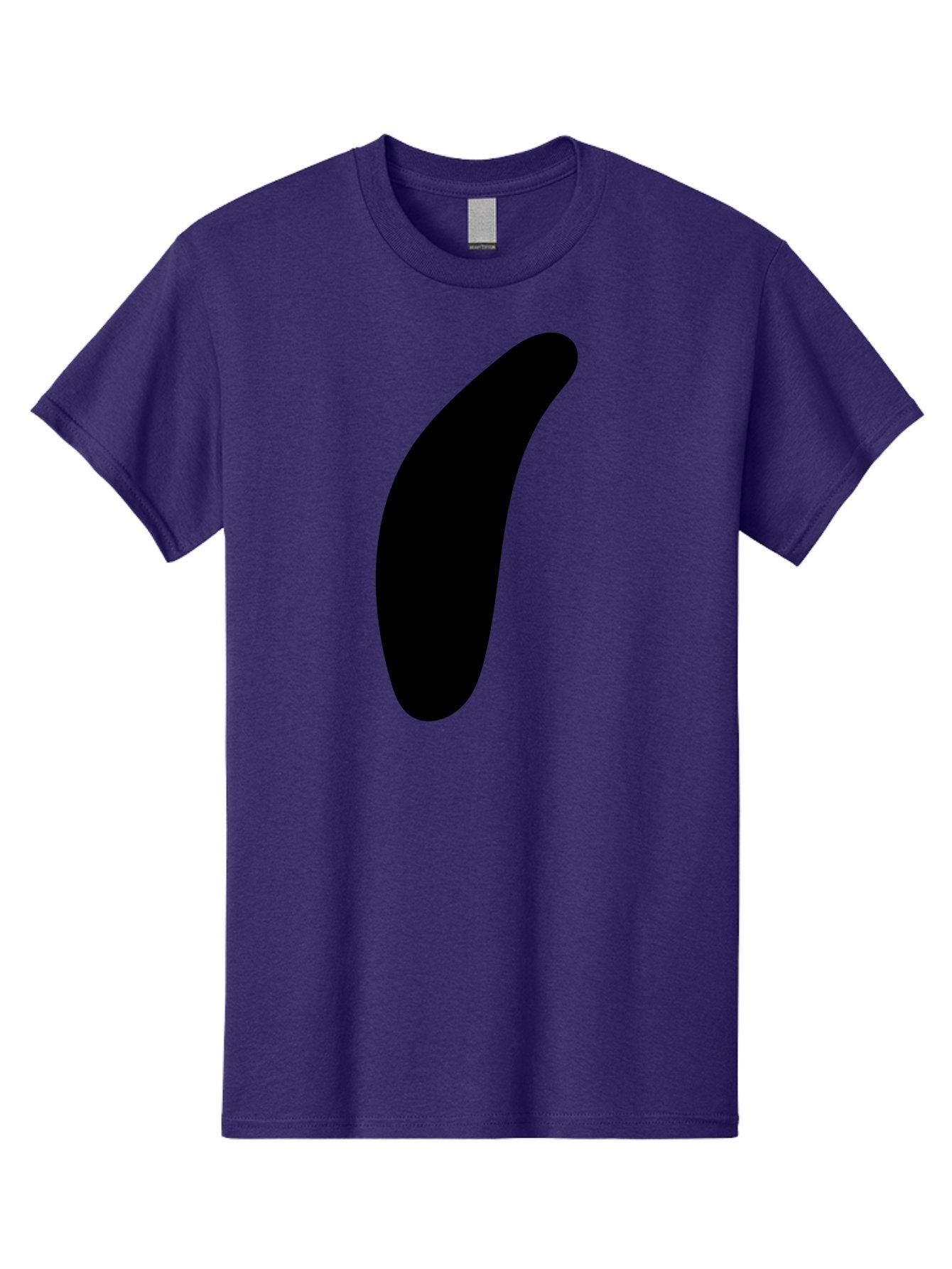 Comma Men'S Graphic Tee, 100% Cotton, Comfortable Casual Summer Wear, Machine Washable, Black Comma, Punctuation Mark, Minimalist Design, Simple Shape, Bold Typography, Modern Graphic -  Aaa416 25