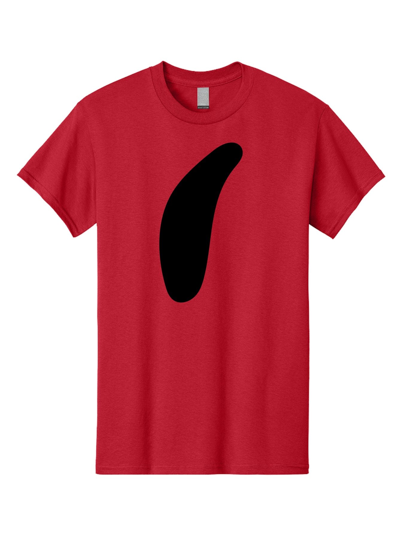 Comma Men'S Graphic Tee, 100% Cotton, Comfortable Casual Summer Wear, Machine Washable, Black Comma, Punctuation Mark, Minimalist Design, Simple Shape, Bold Typography, Modern Graphic -  Aaa416 9