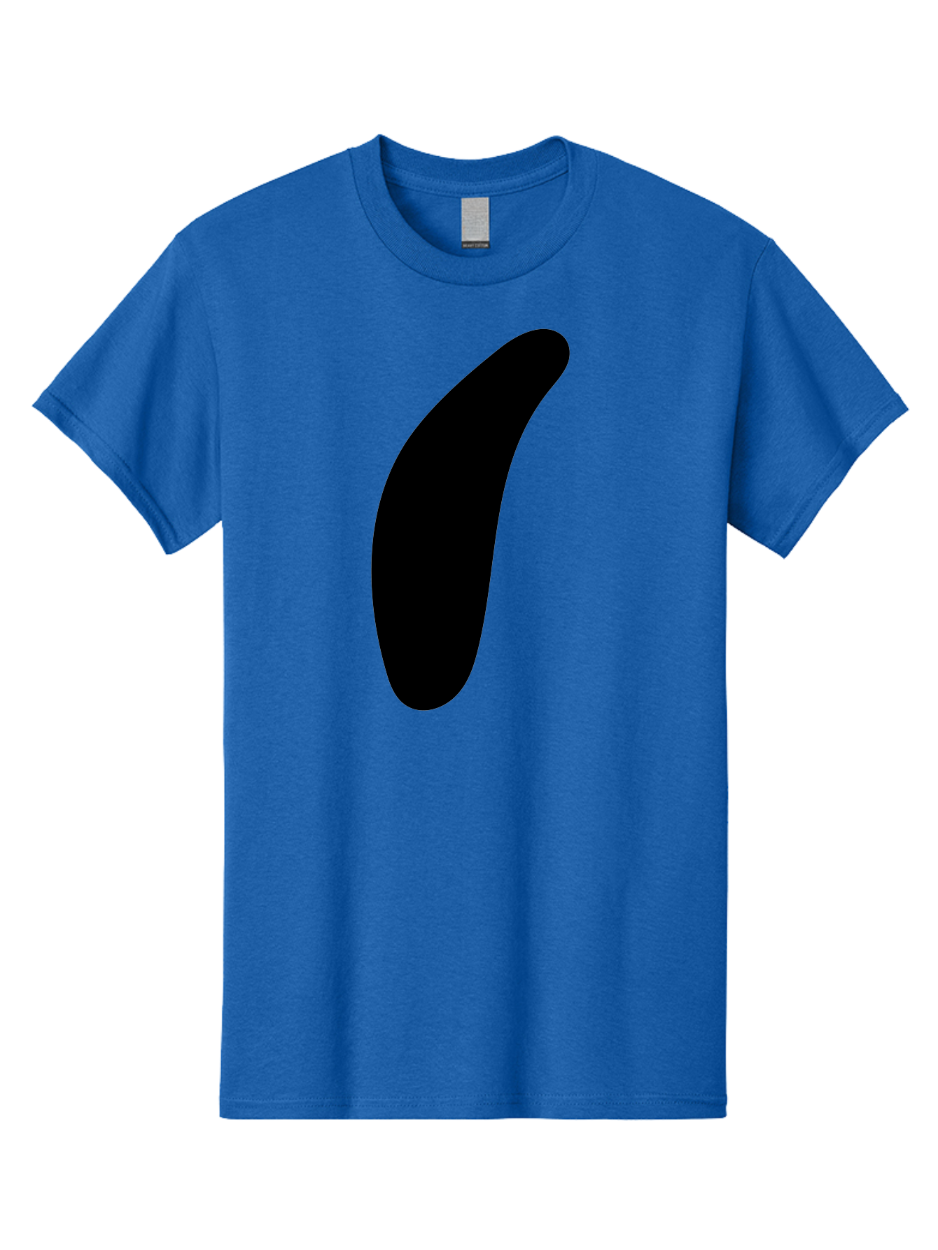 Comma Men'S Graphic Tee, 100% Cotton, Comfortable Casual Summer Wear, Machine Washable, Black Comma, Punctuation Mark, Minimalist Design, Simple Shape, Bold Typography, Modern Graphic -  Aaa416 25