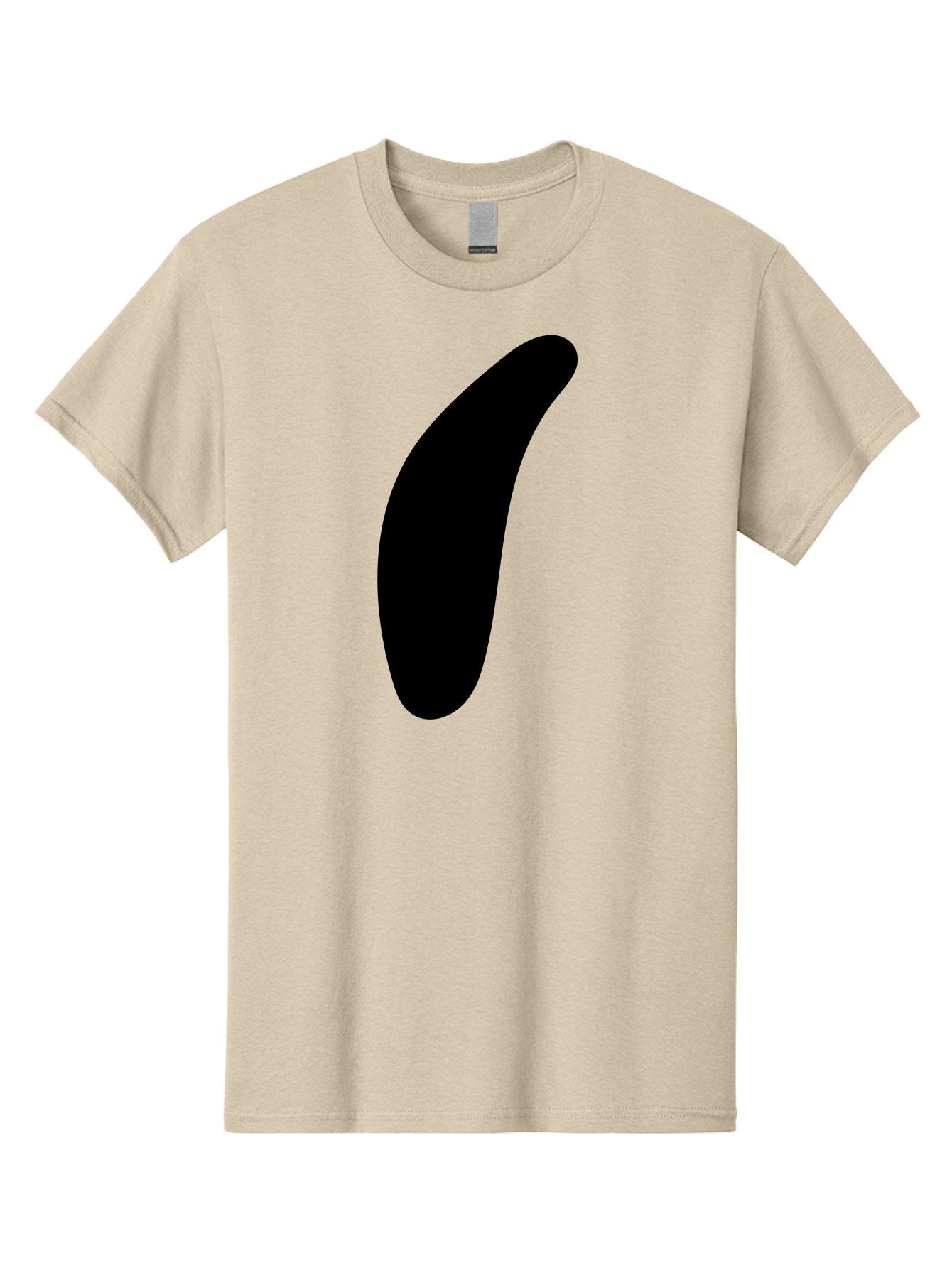 Comma Men'S Graphic Tee, 100% Cotton, Comfortable Casual Summer Wear, Machine Washable, Black Comma, Punctuation Mark, Minimalist Design, Simple Shape, Bold Typography, Modern Graphic -  Aaa416 21